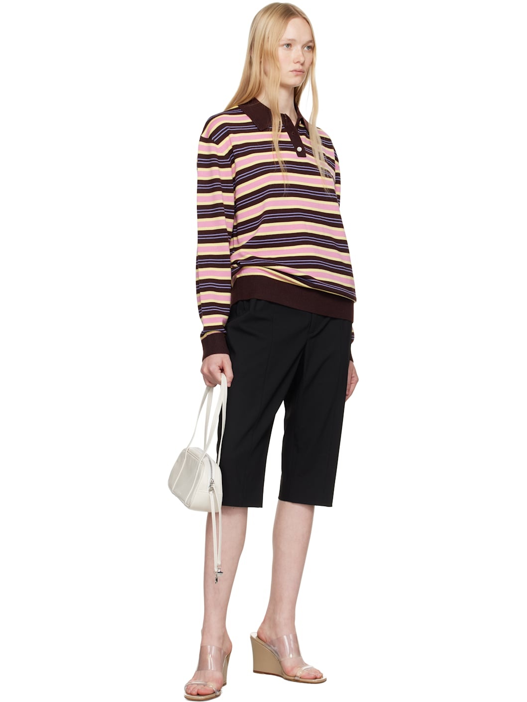 Black Melvin Capri Shorts - 4