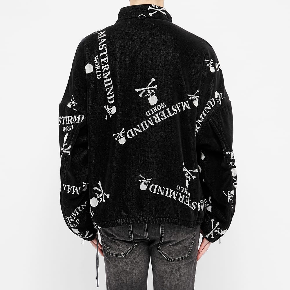 MASTERMIND WORLD Monogram Skull Towelling Jacket - 7