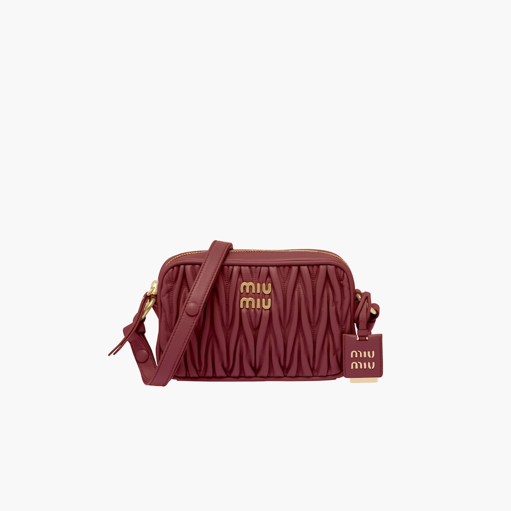 Matelassé nappa leather shoulder bag - 1