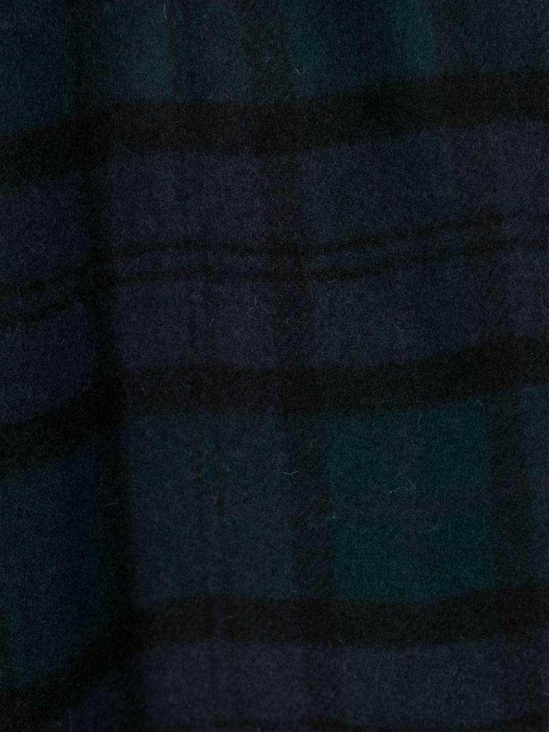 Barbour tartan-check wool scarf outlook