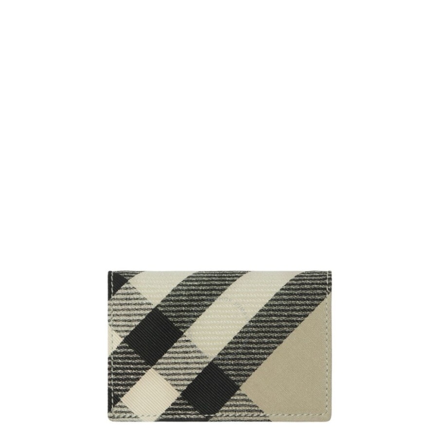 Burberry Check Pattern Card Case - 1