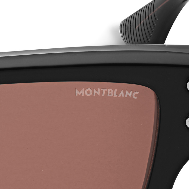 Rectangular Sunglasses with Black Acetate Frame 3