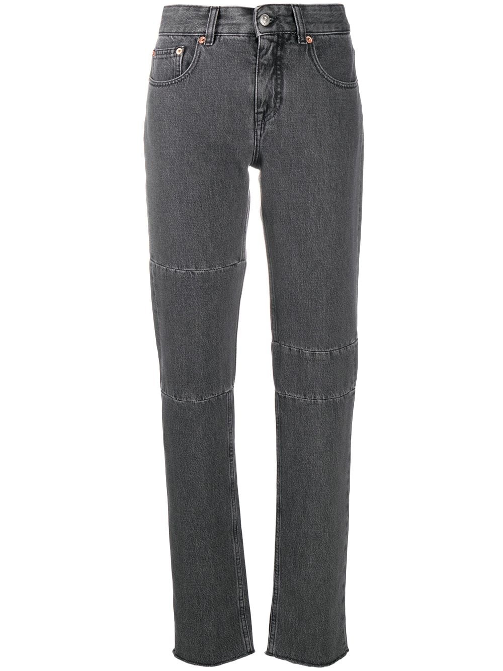 high-rise panelled skinny jeans - 1