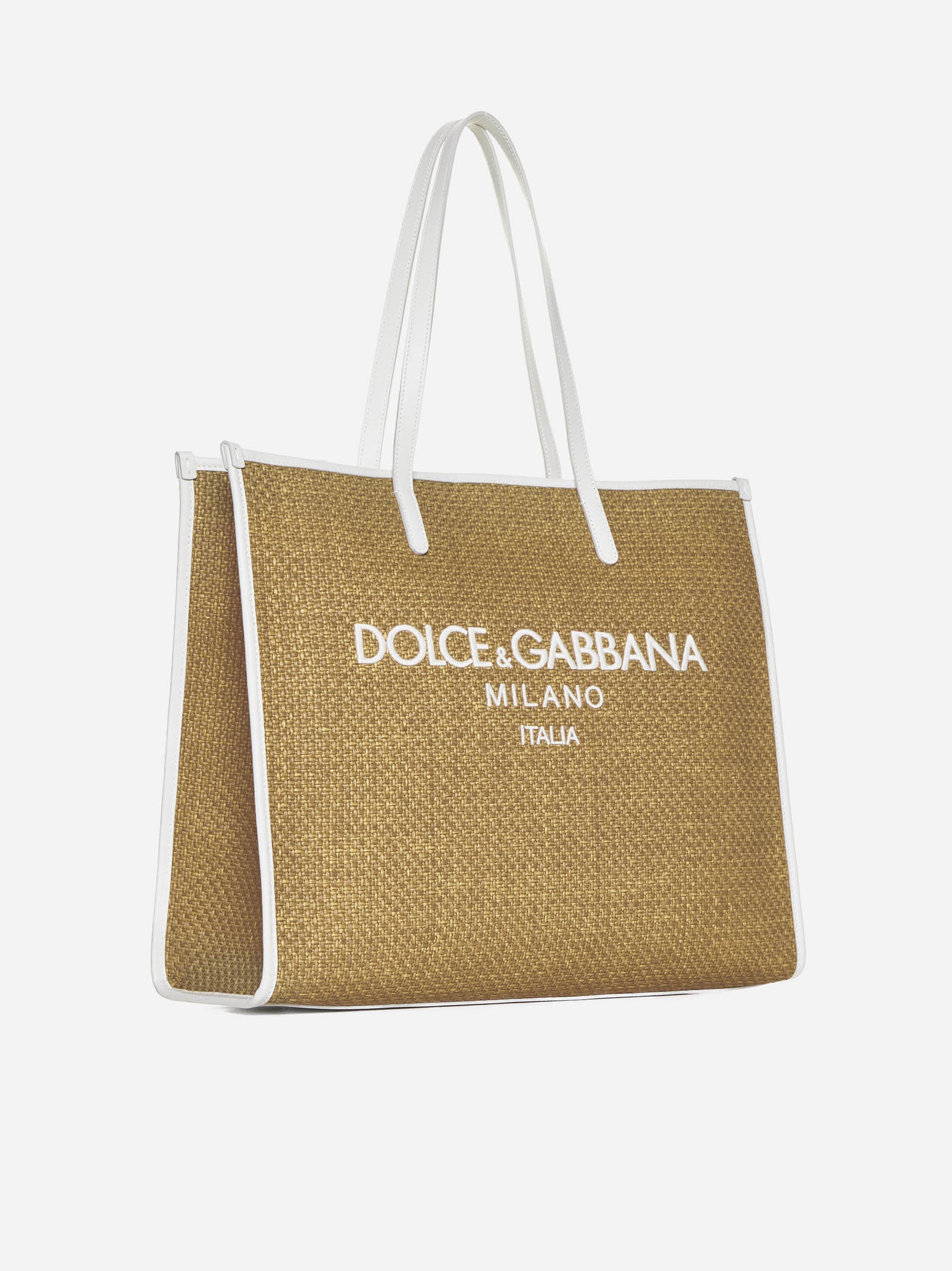 Raffia tote bag - 3