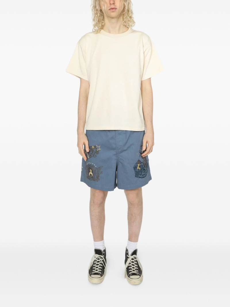 samuel zelig La Luna embroidered shorts outlook