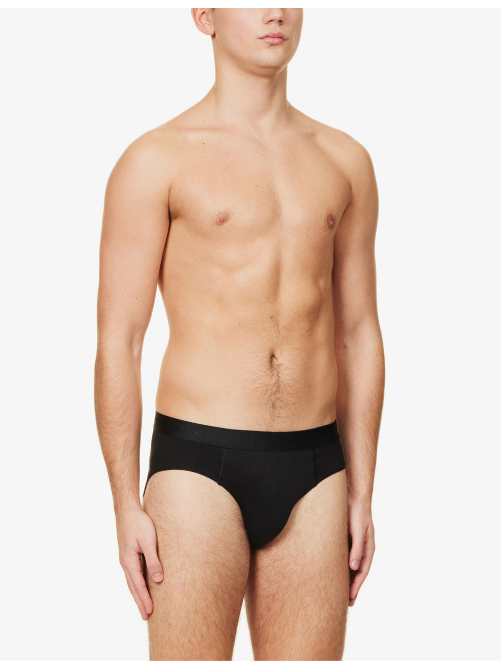 Tonal waistband pack of two stretch-cotton briefs - 3
