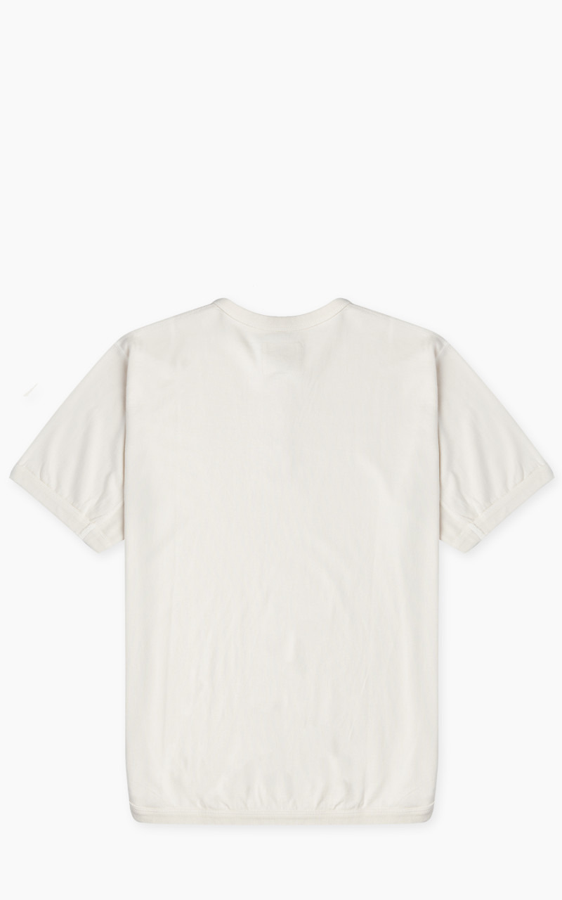 5222H-21 FLAT SEAM HEAVYWEIGHT HENLEY T-SHIRT ECRU - 2