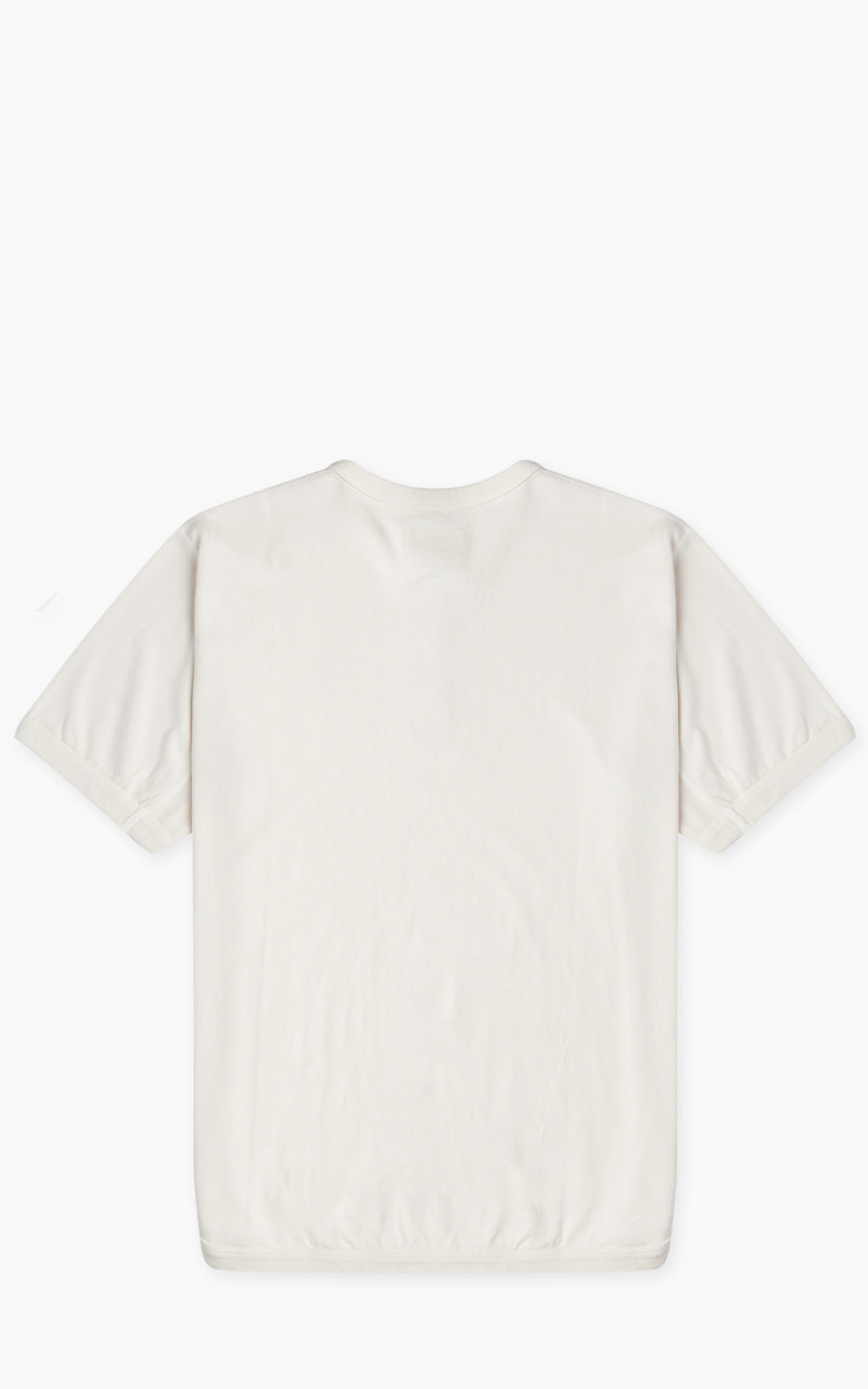 FULLCOUNT 5222H-21 FLAT SEAM HEAVYWEIGHT HENLEY T-SHIRT ECRU outlook