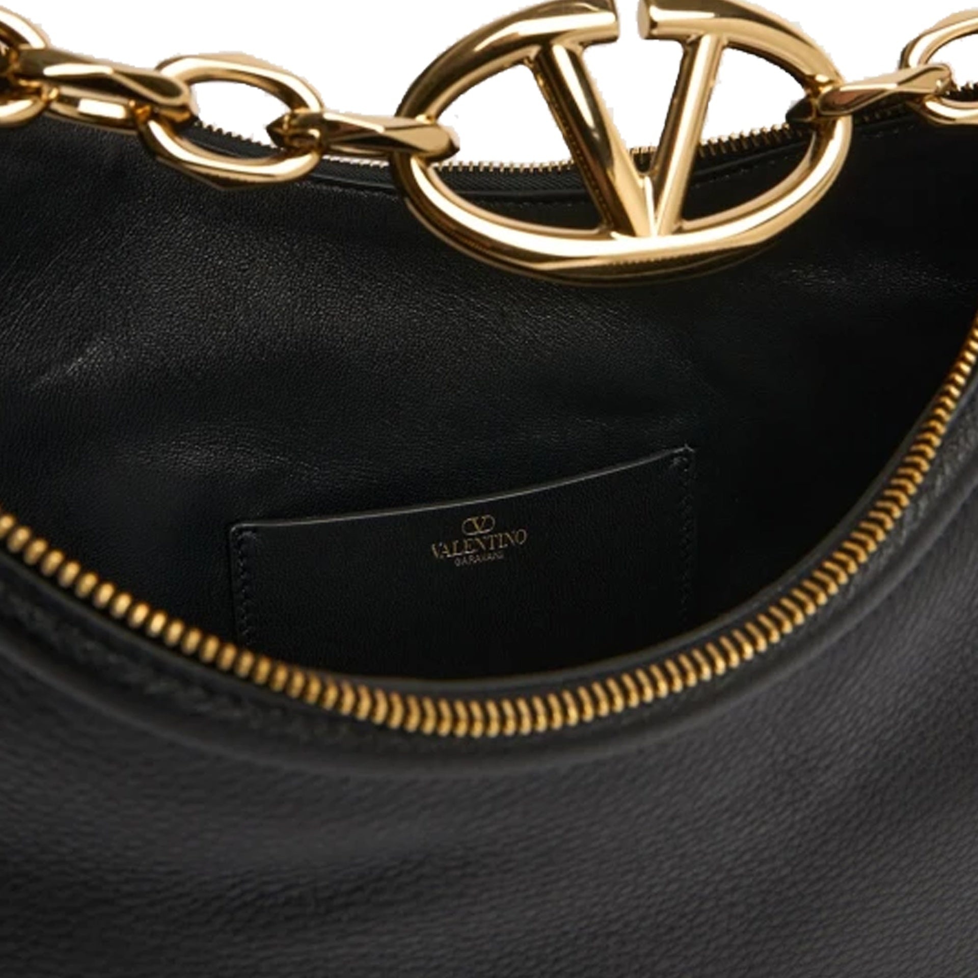 Small Vlogo Moon Hobo Shoulder Bag - 7