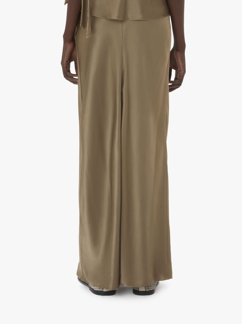 SILK MIDI SKIRT - 3