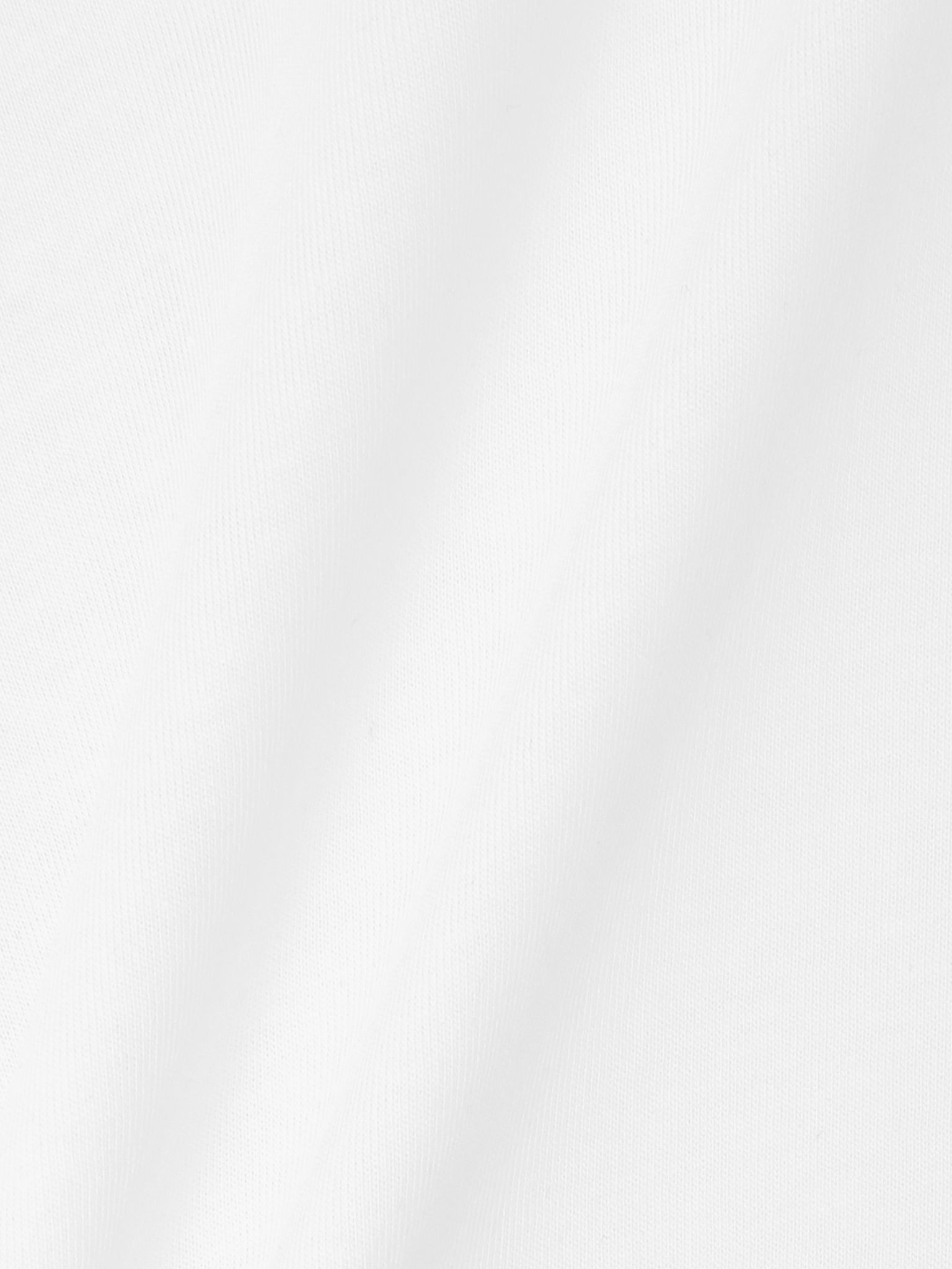 Bow-detailed organic cotton-jersey blouse White - 5