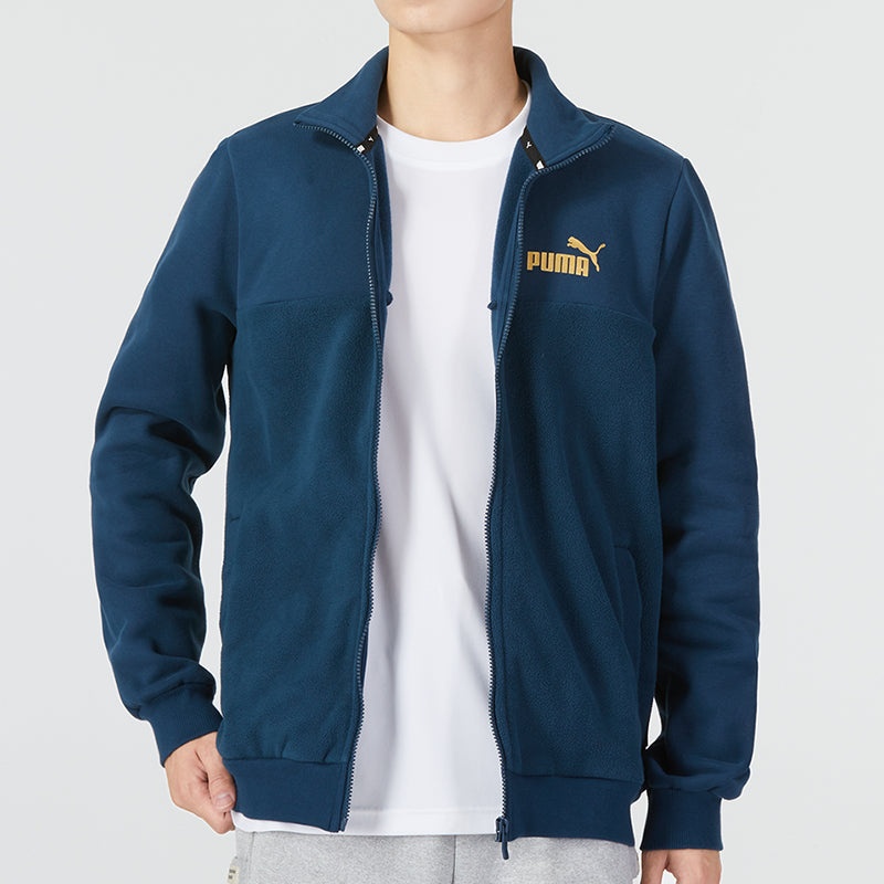 PUMA Golden Track Jacket 'Blue Gold' 674350-73 - 4