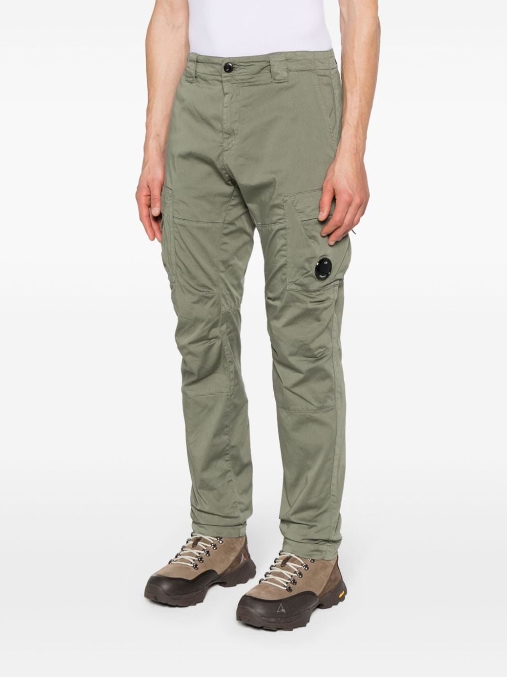 mid-rise cargo trousers - 3