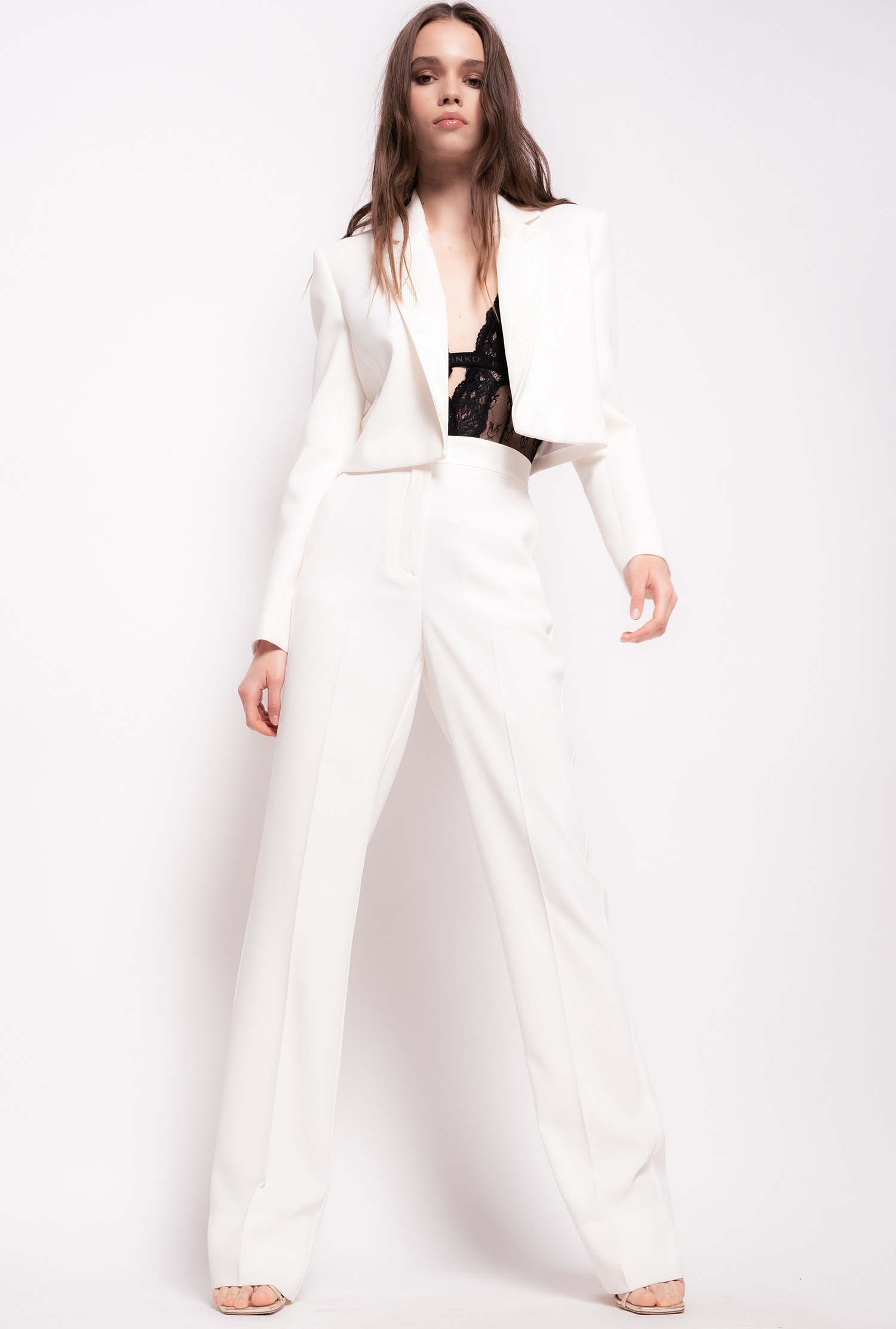 POLY CREPE SPENCER JACKET - 5