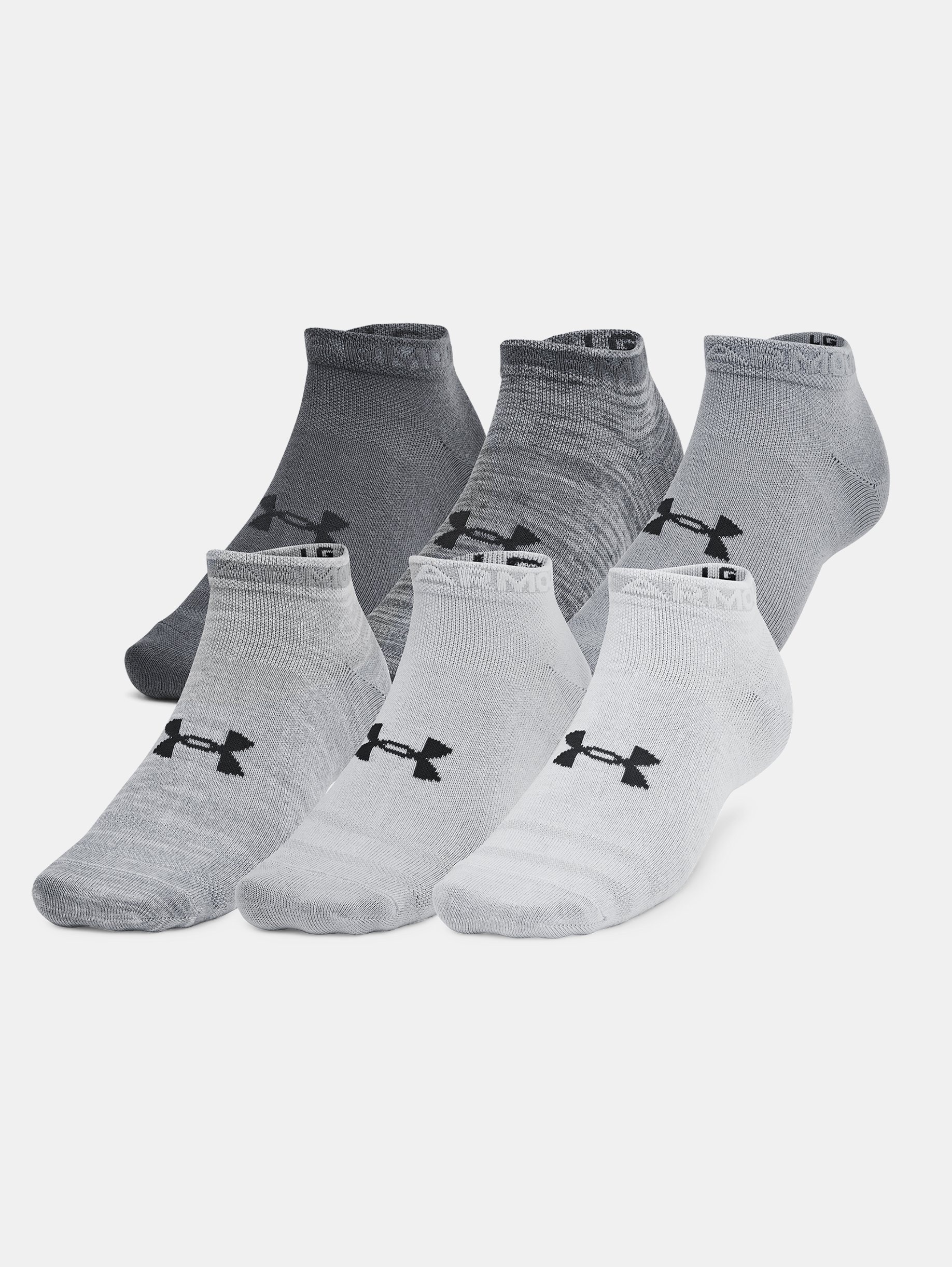 Unisex UA Essential 6-Pack Low Cut Socks - 3