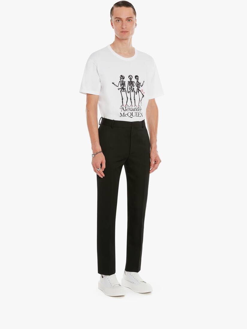 Sneaker Skeleton T-shirt in White/multicolour - 3