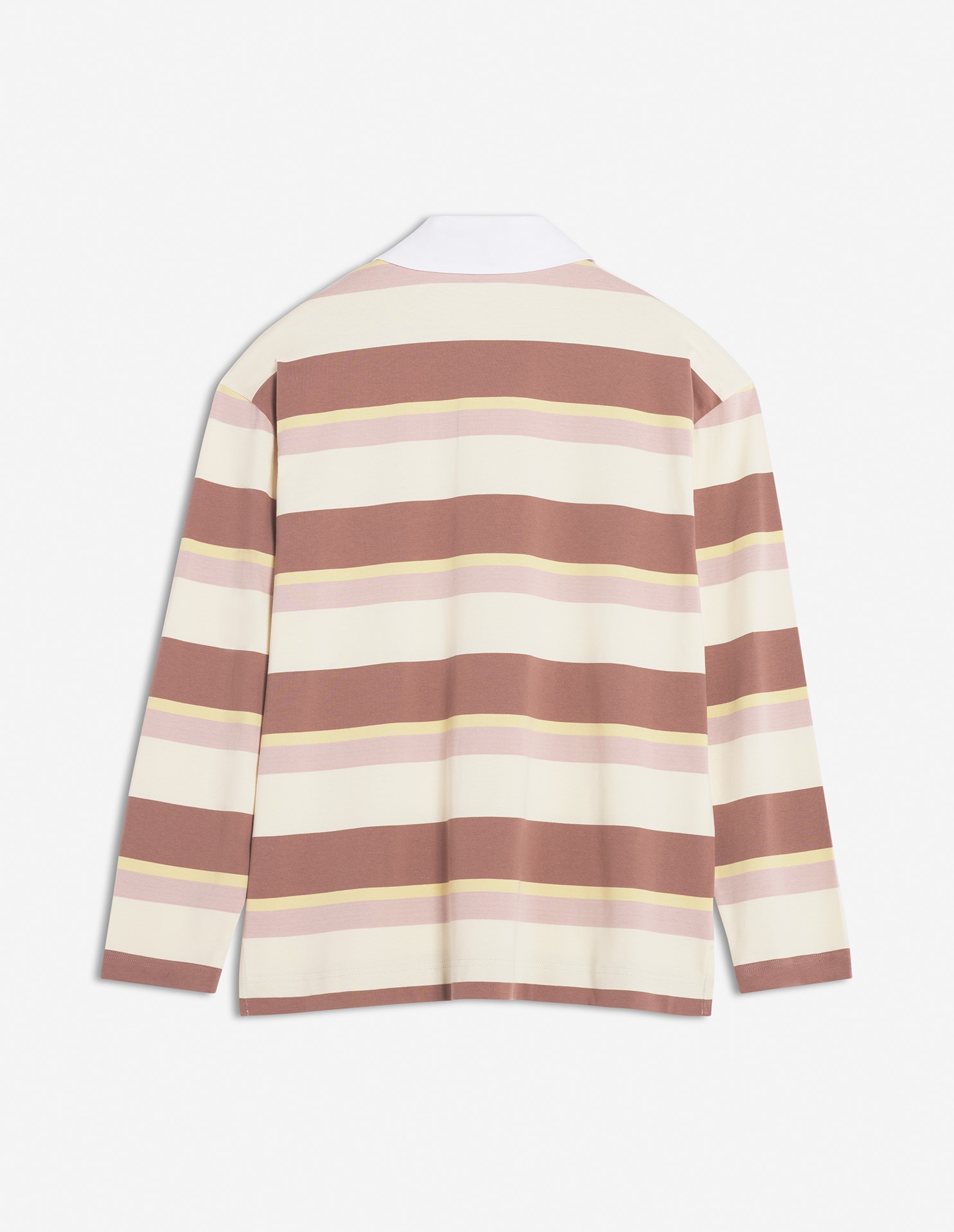 STRIPED LS OVERSIZE POLO - 6