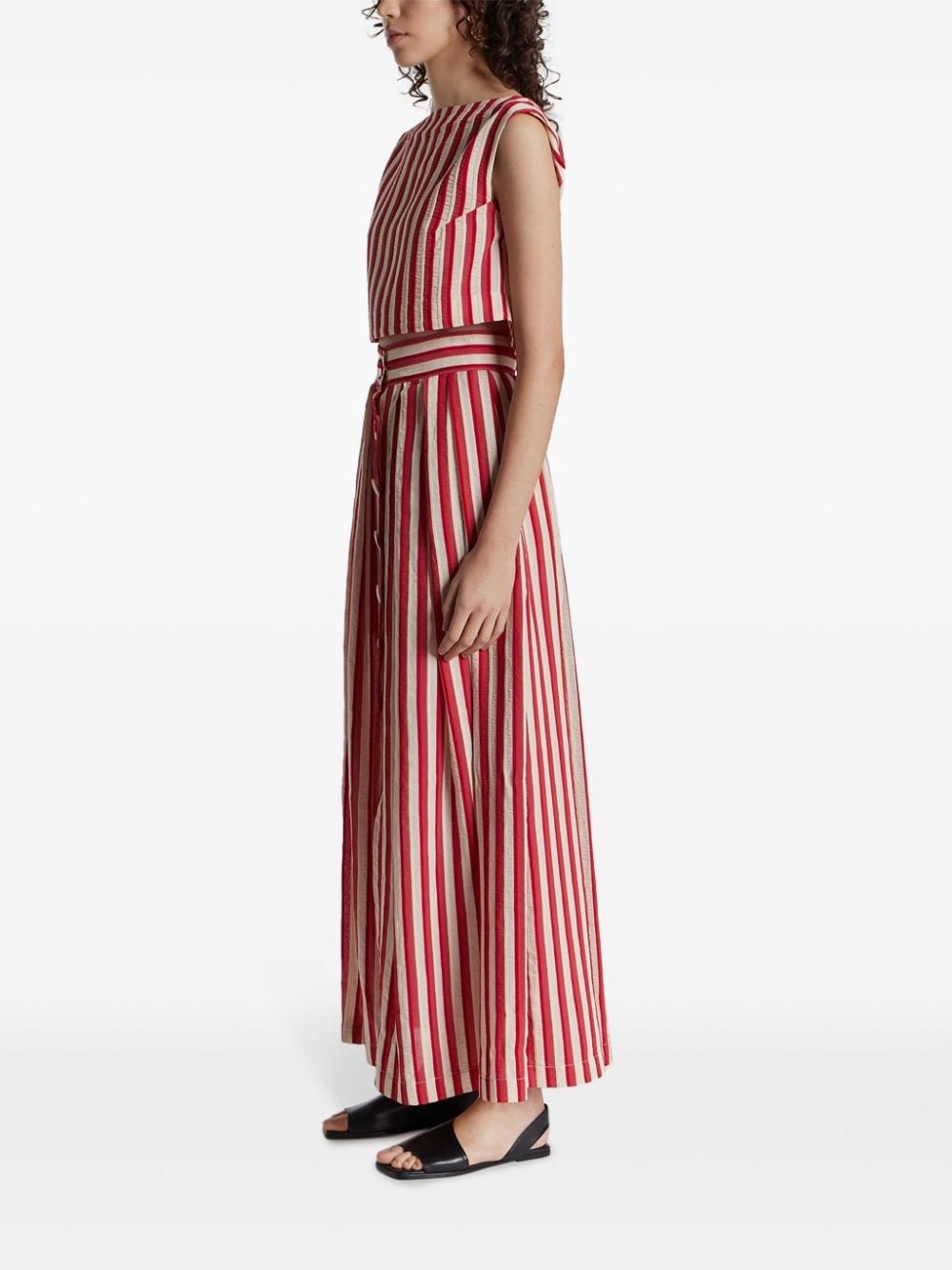 Irving striped high-waisted skirt - 3