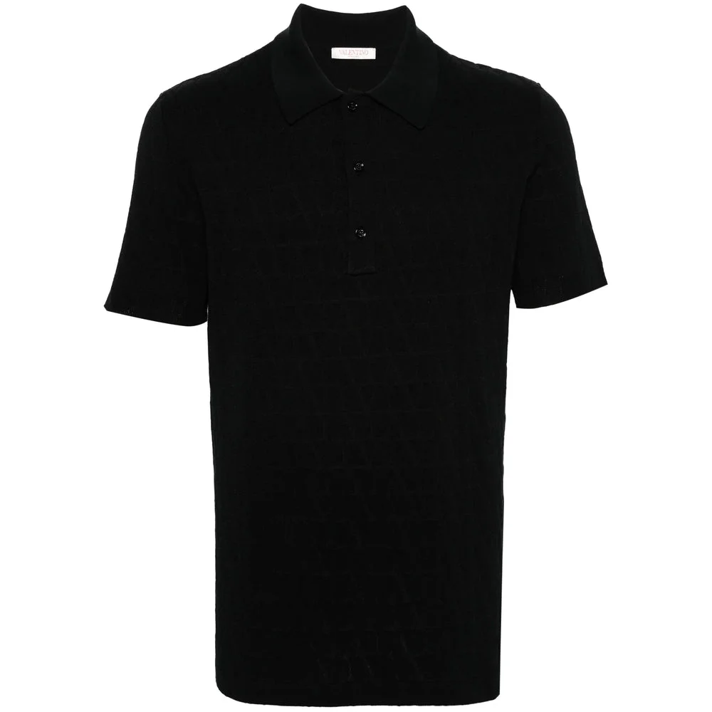 Valentino Black Polo Shirts Men - 1
