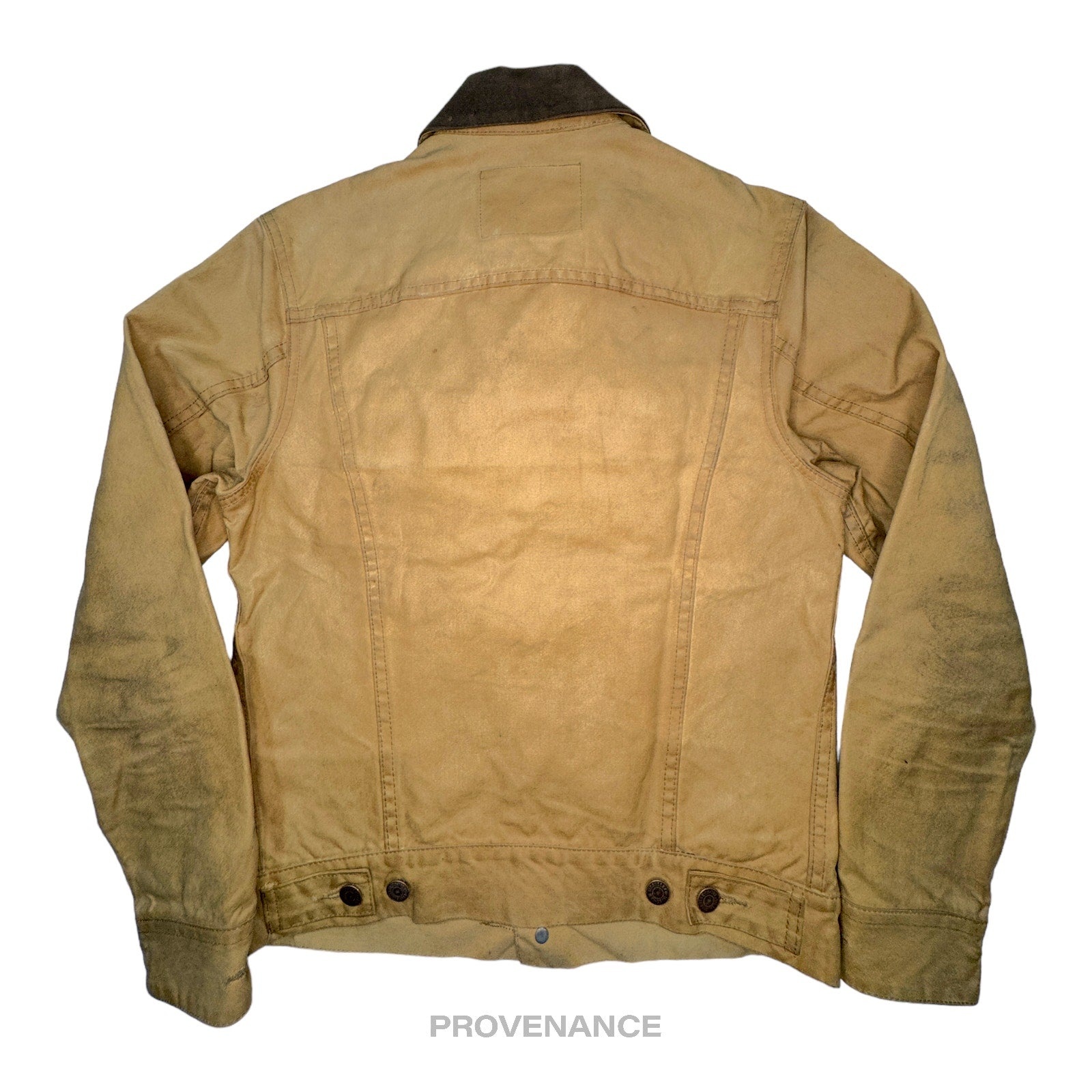 Levis x Filson - Levis x Filson Trucker Jacket - Tan Waxed Tin Cloth S - 2