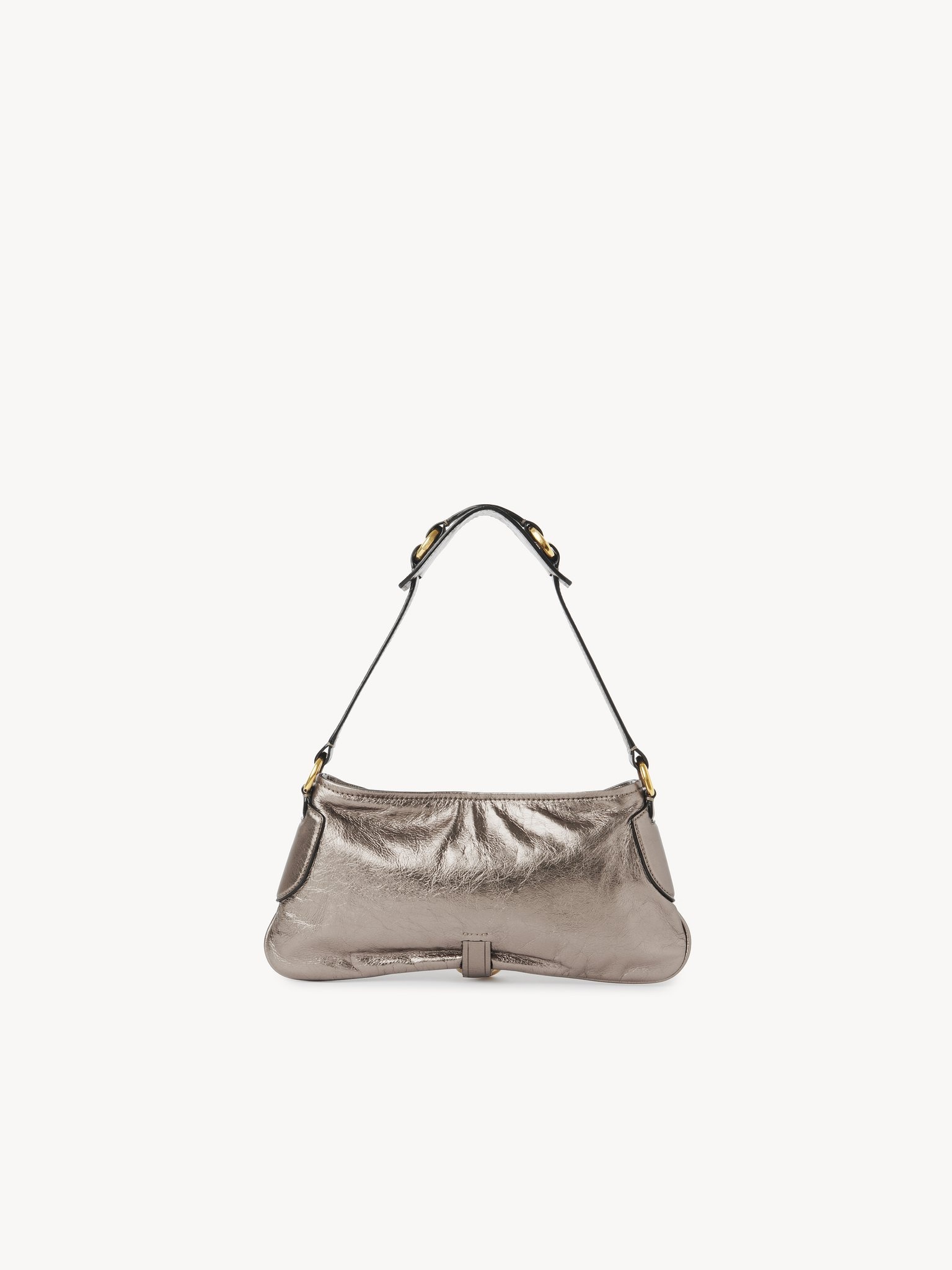 KERALA 25 SHOULDER BAG IN METALLIZED LEATHER - 4