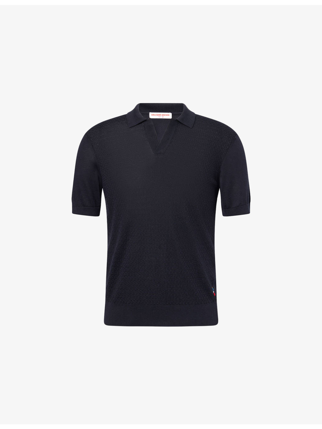 Horton Semi-Sheer Cotton-Silk Blend Knitted Polo Shirt - 1