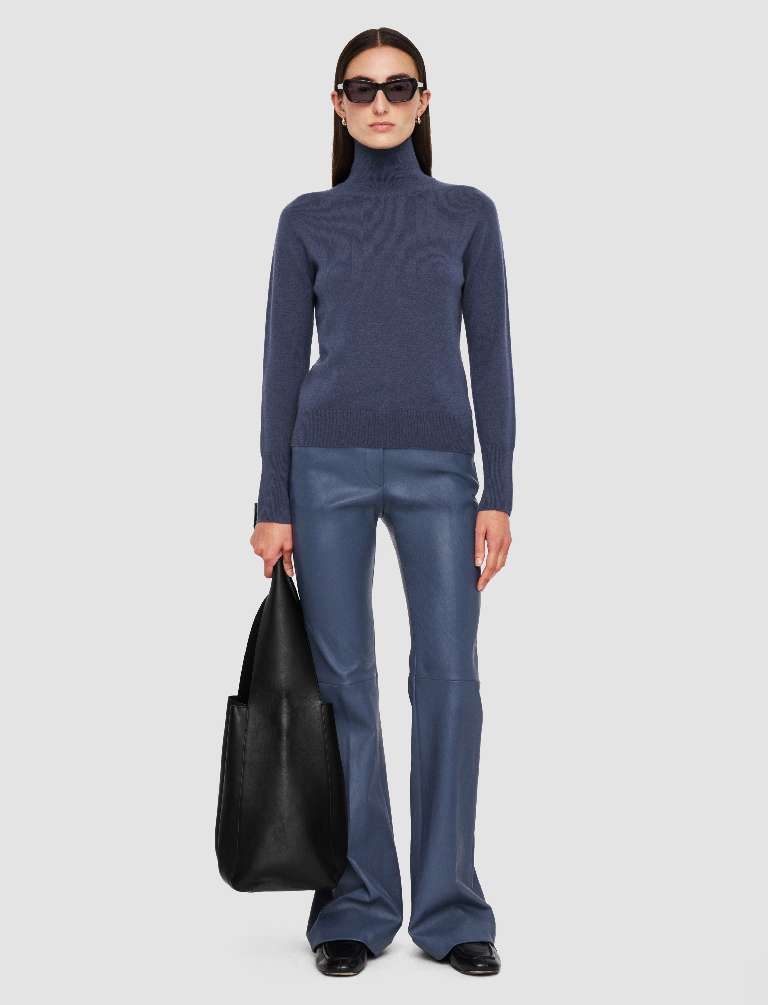 Light Pure Cashmere High Neck Jumper - 2
