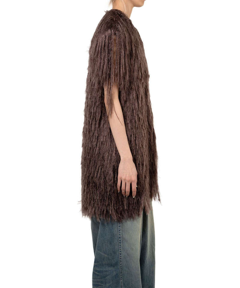 Shaggy Fringe Knit Vest 13