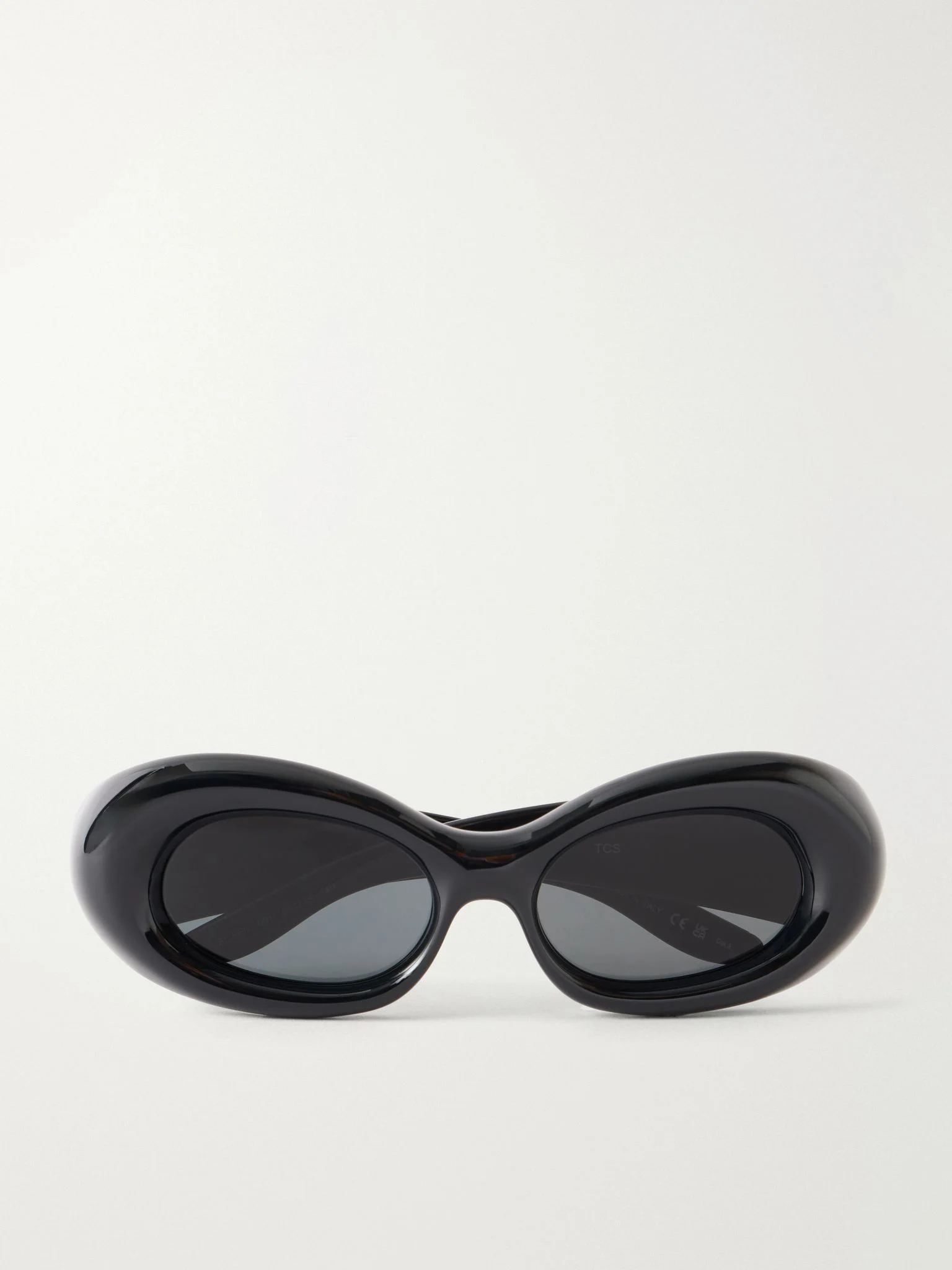 SL 968 round-frame injected sunglasses Black - 1
