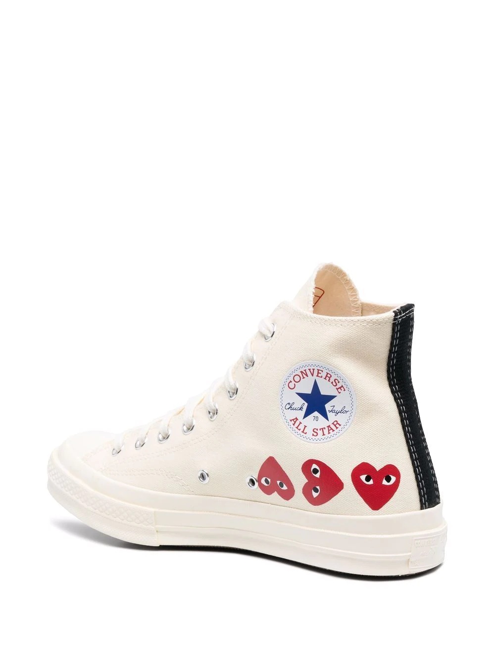 x Converse logo print high-top sneakers - 3