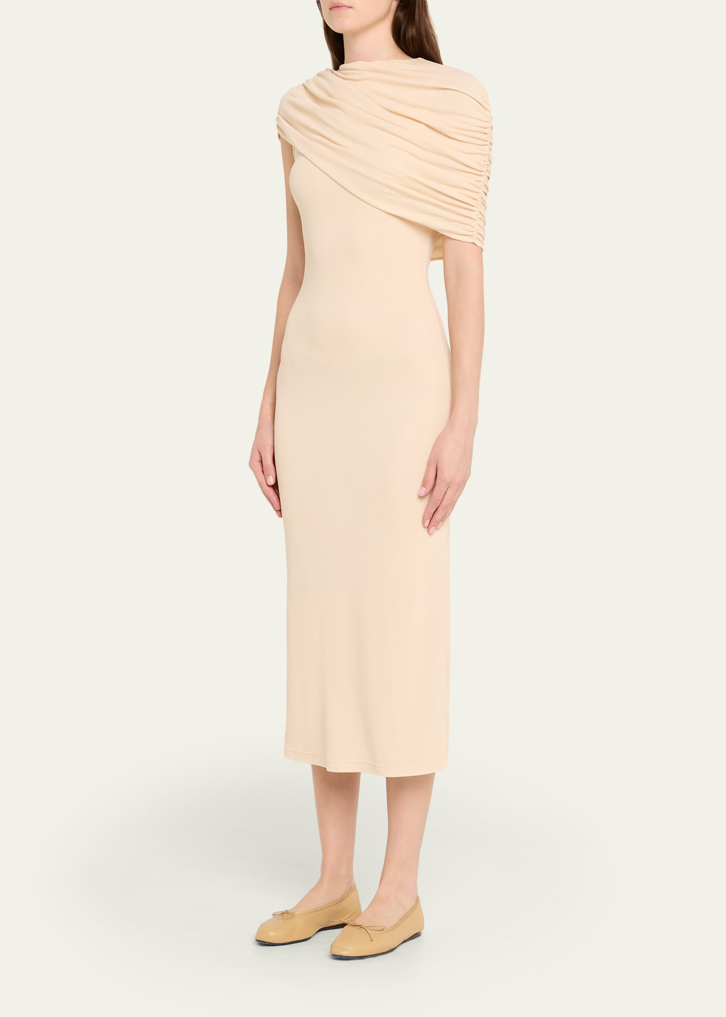 Bonachi Cape Midi Dress - 4