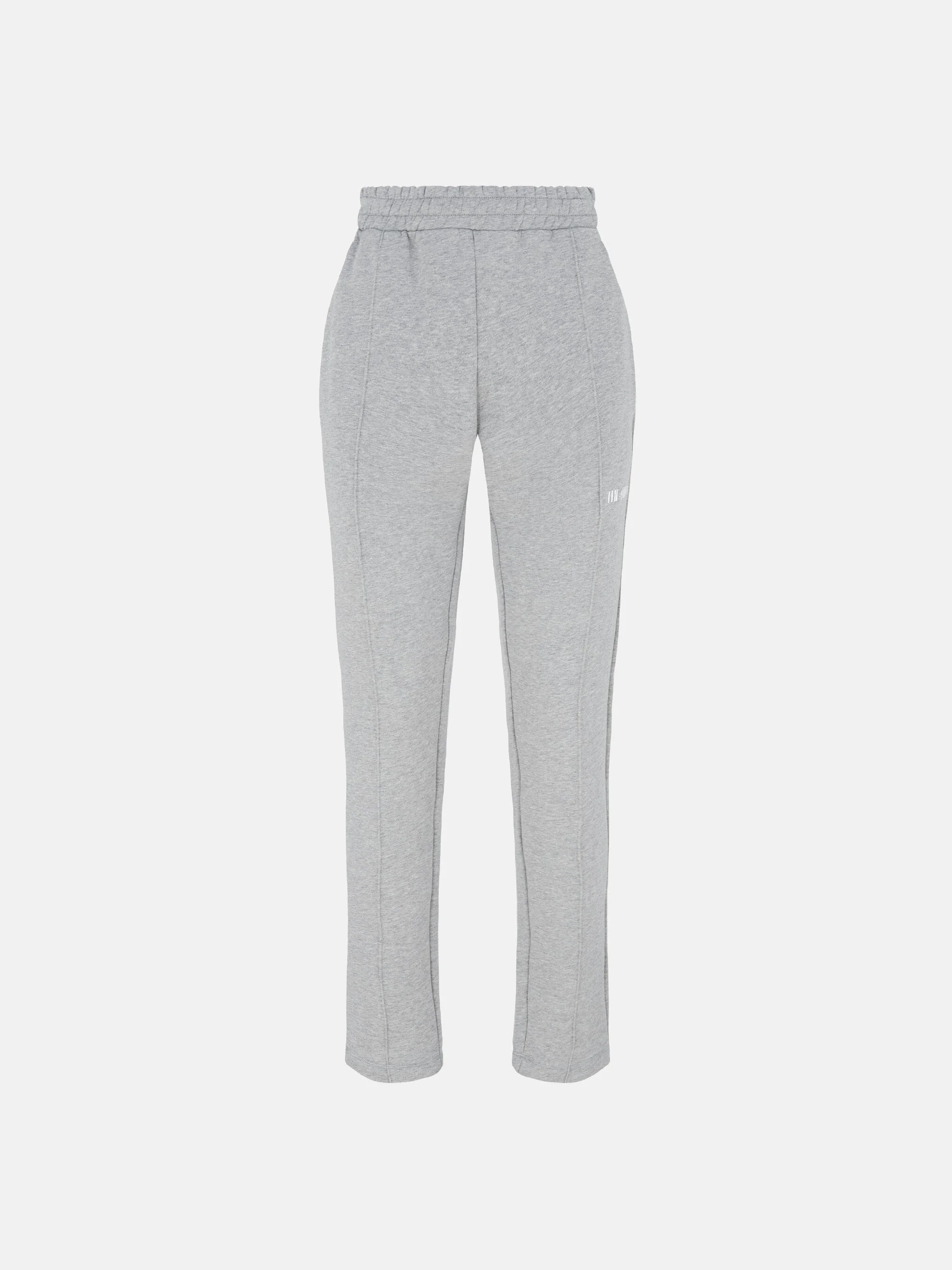MELANGE GREY LONG PANTS - 1