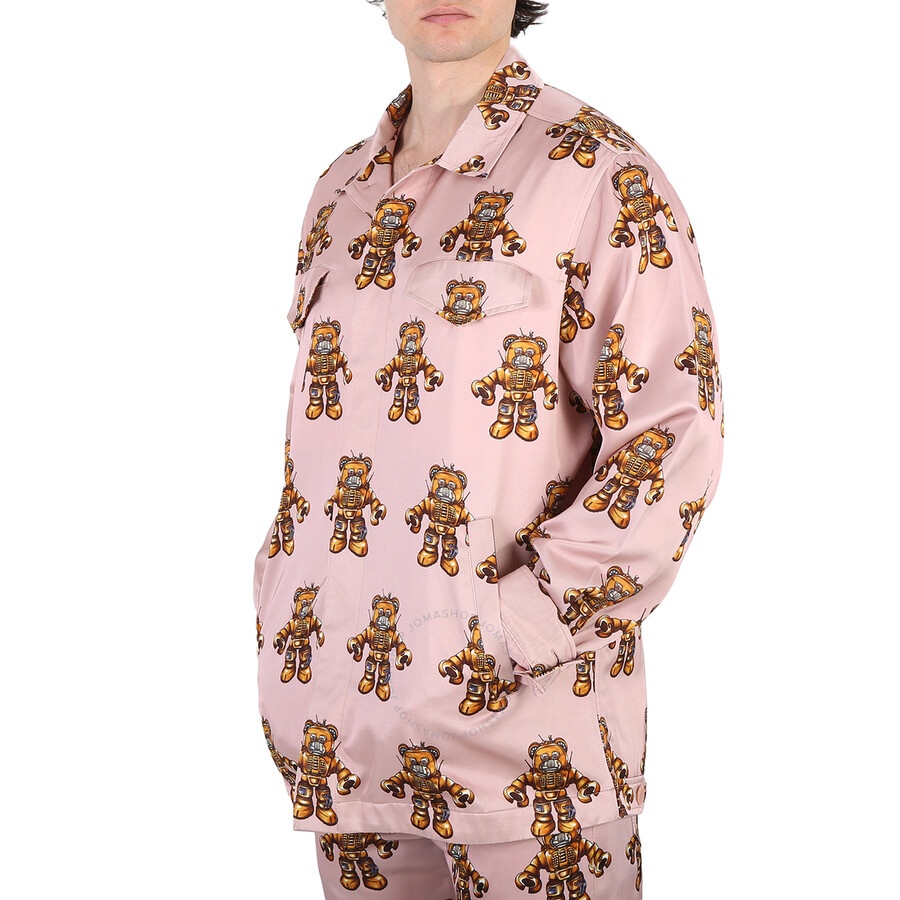 Moschino Pink Robot Bear Jacket - 4