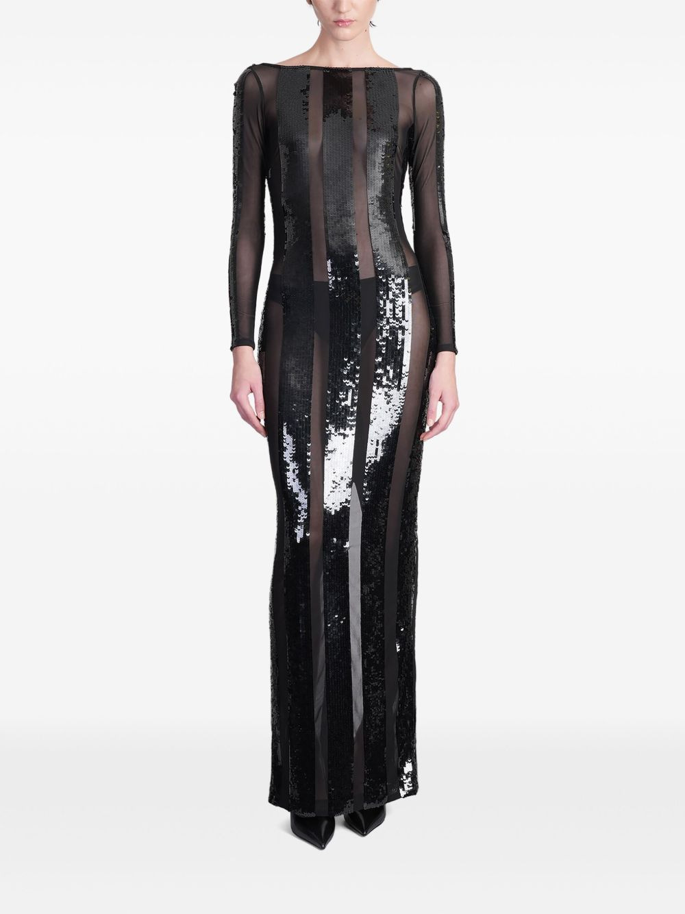 sequin-embellished dress - 2