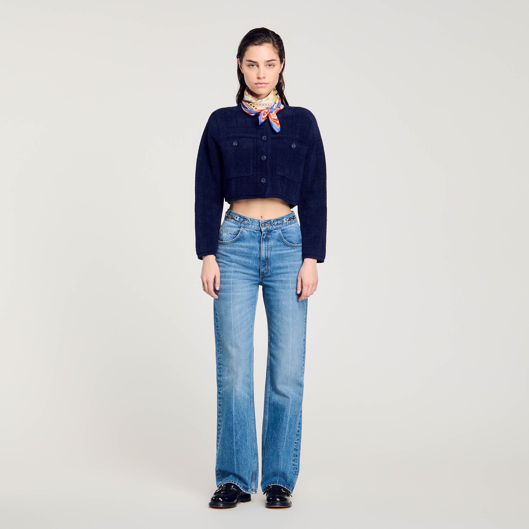 SHORT KNIT JACKET - 2