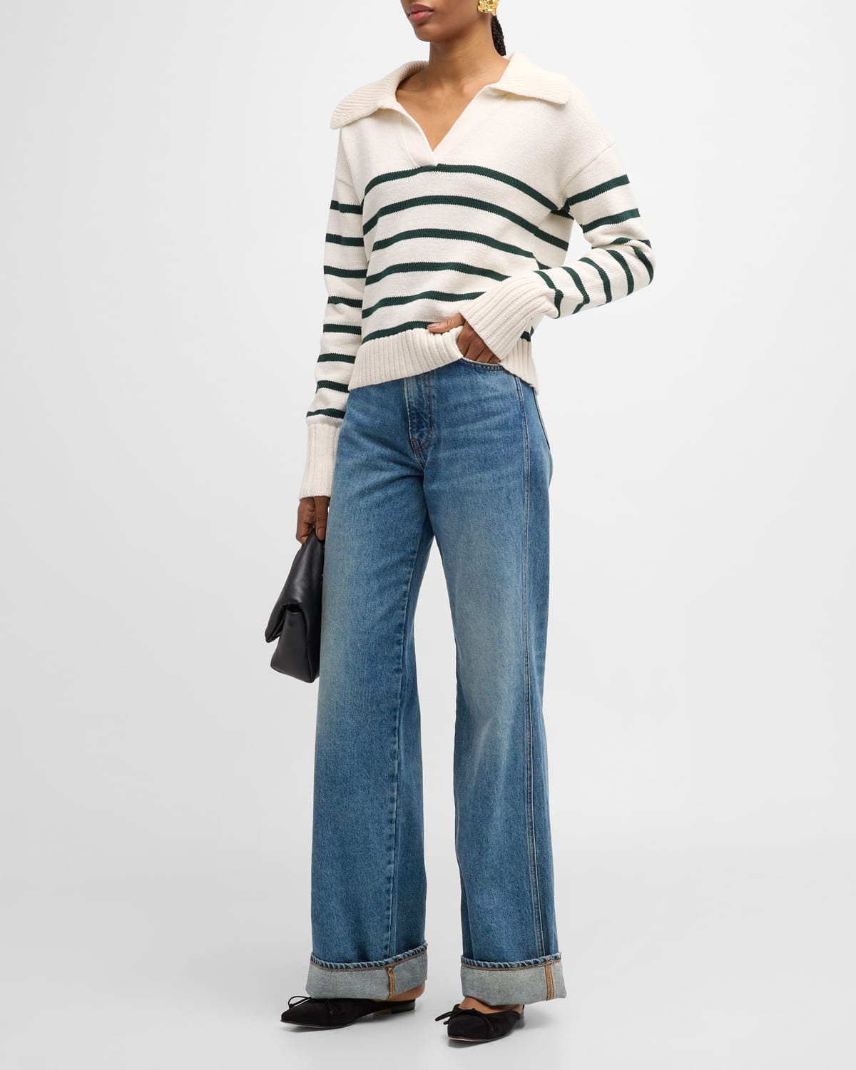 Jovie Stripe Pullover Sweater - 4