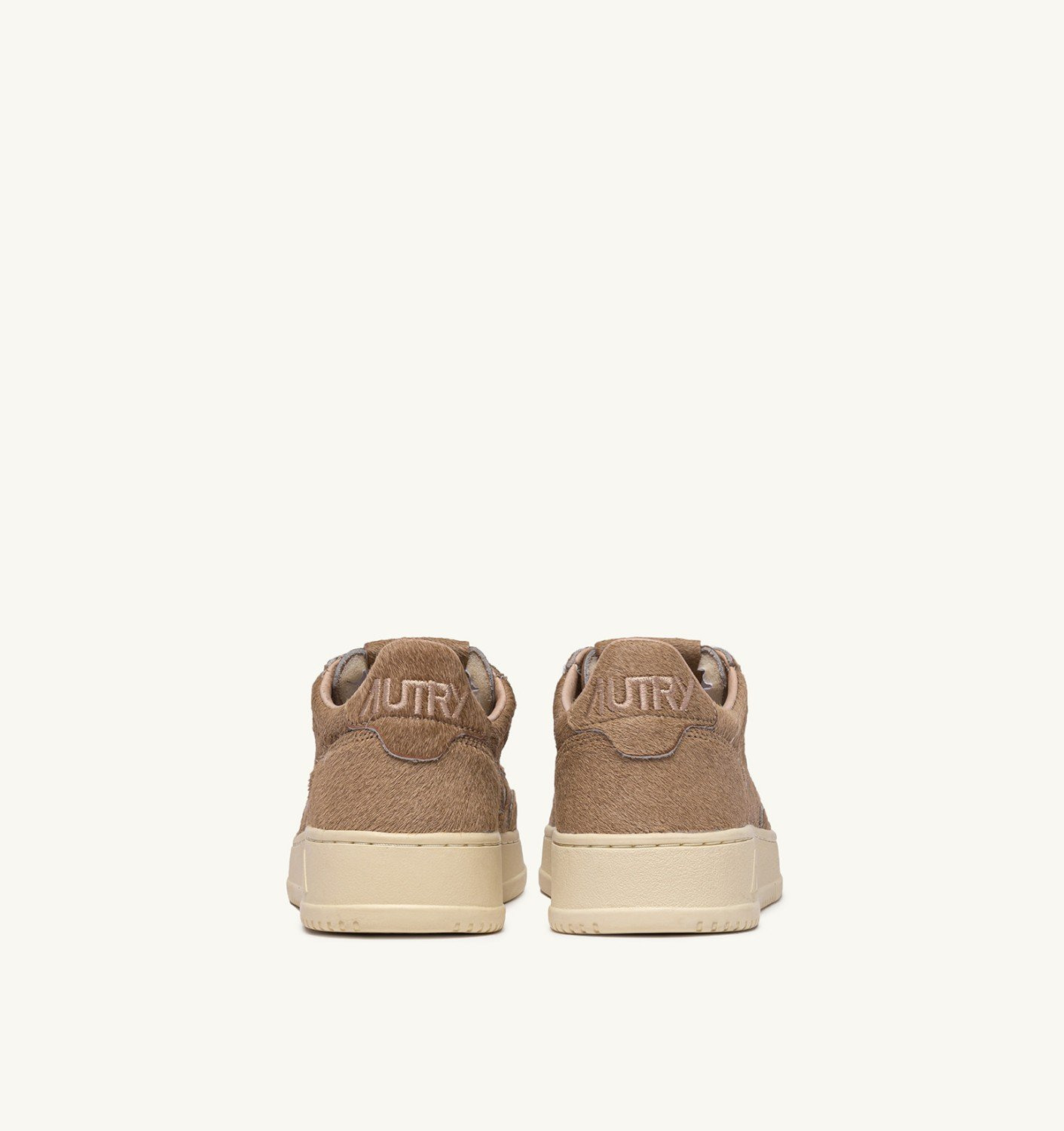 MEDALIST LOW SNEAKERS IN BEIGE PONY HAIR EFFECT - 4