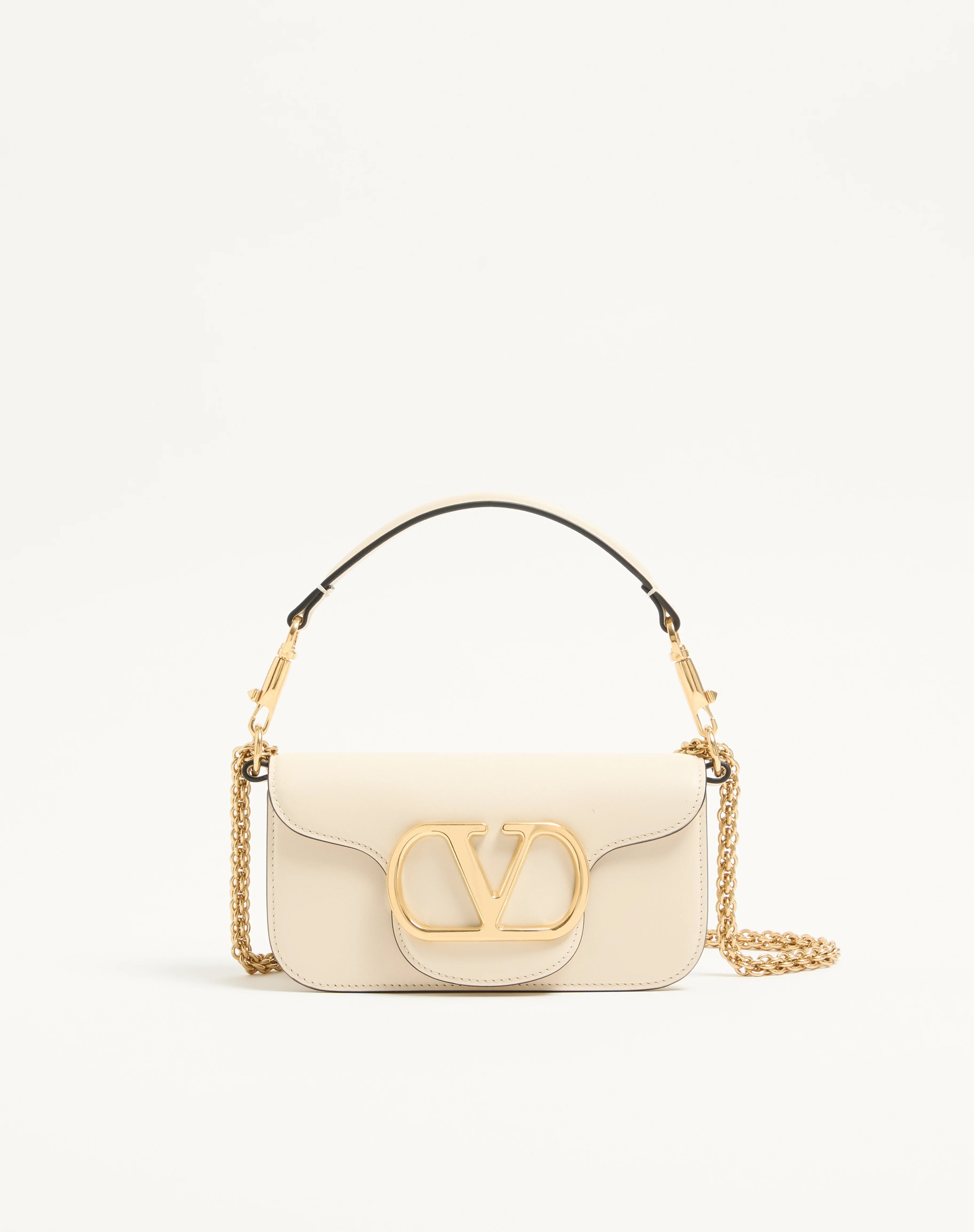 VALENTINO GARAVANI LOCÒ SMALL SHOULDER BAG IN CALFSKIN - 1