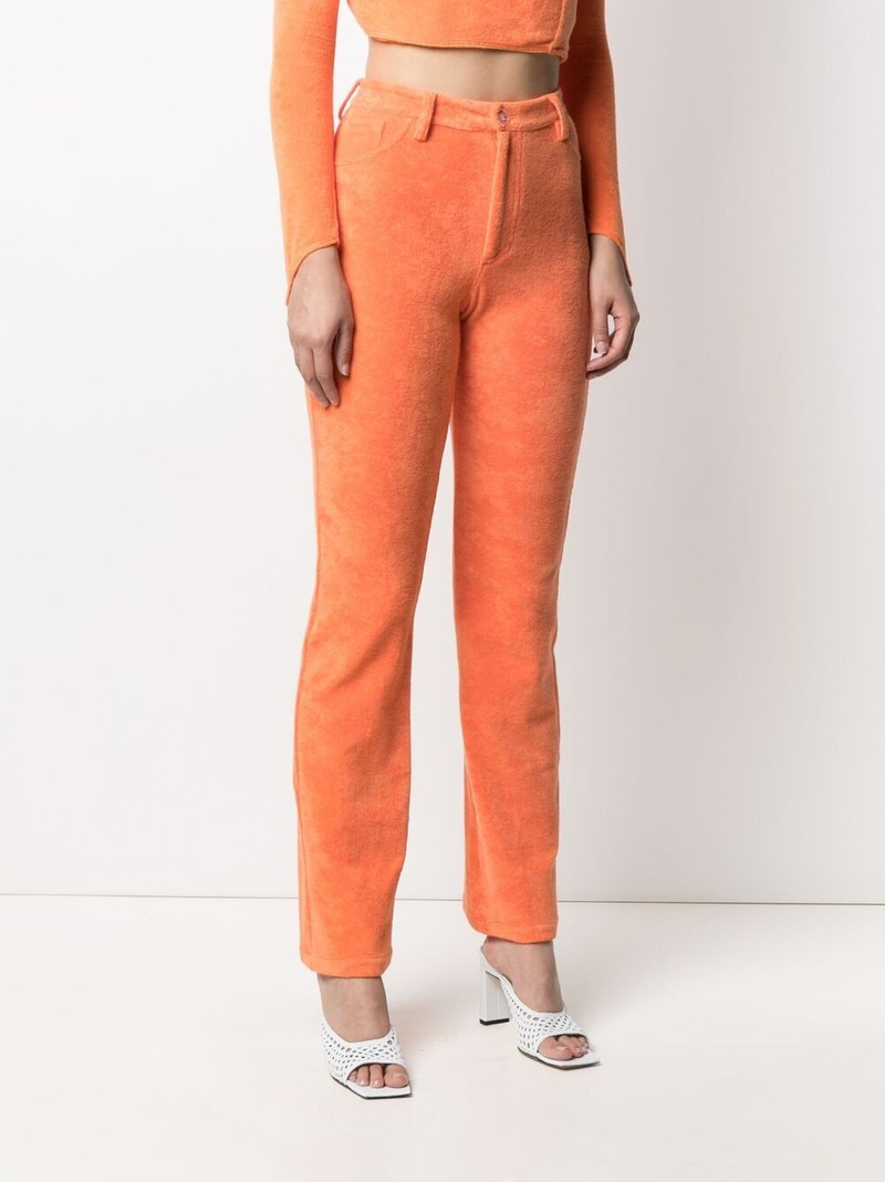 Mockumentary straight-leg trousers 3