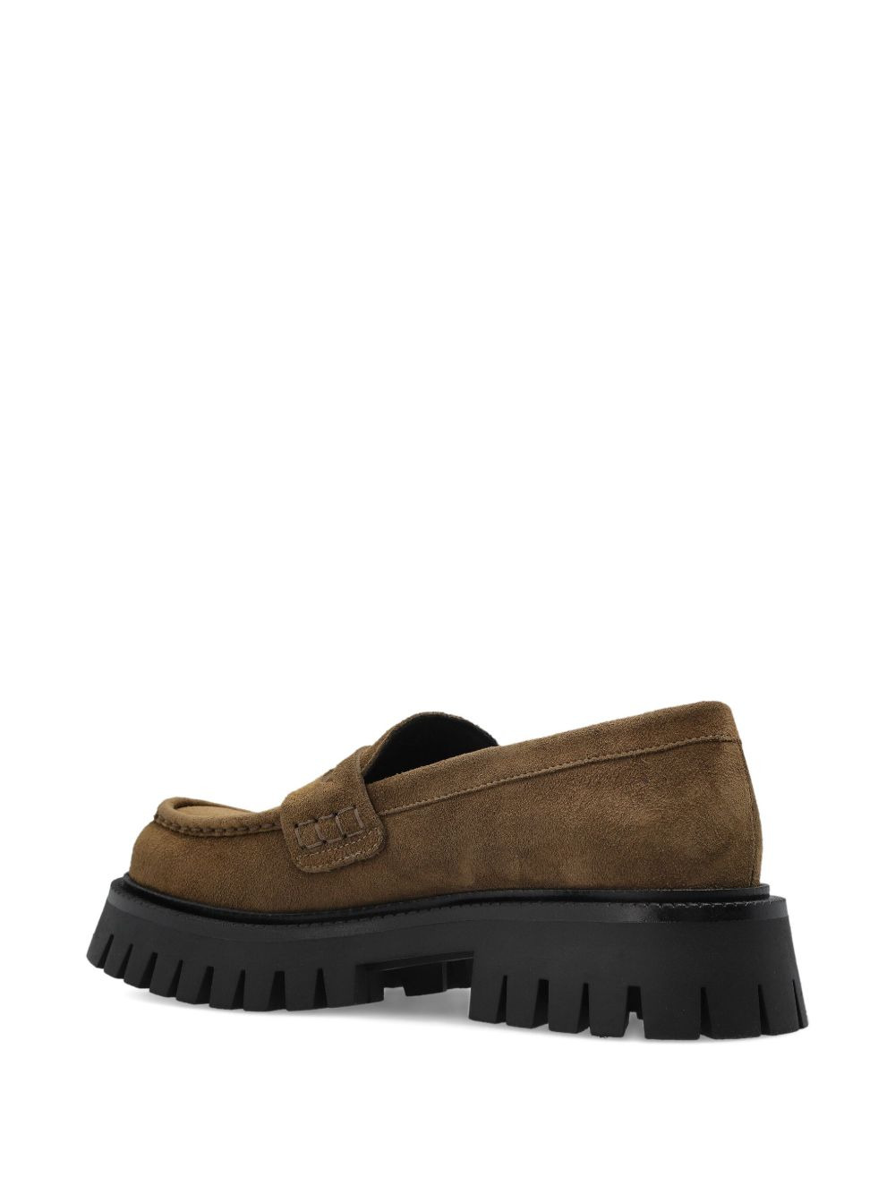 penny-strap platform loafers - 4