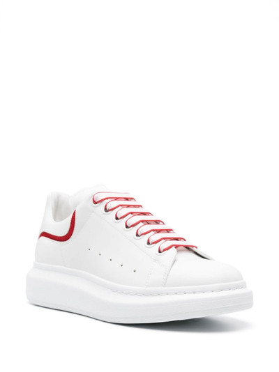 Alexander McQueen lace-up leather sneakers outlook