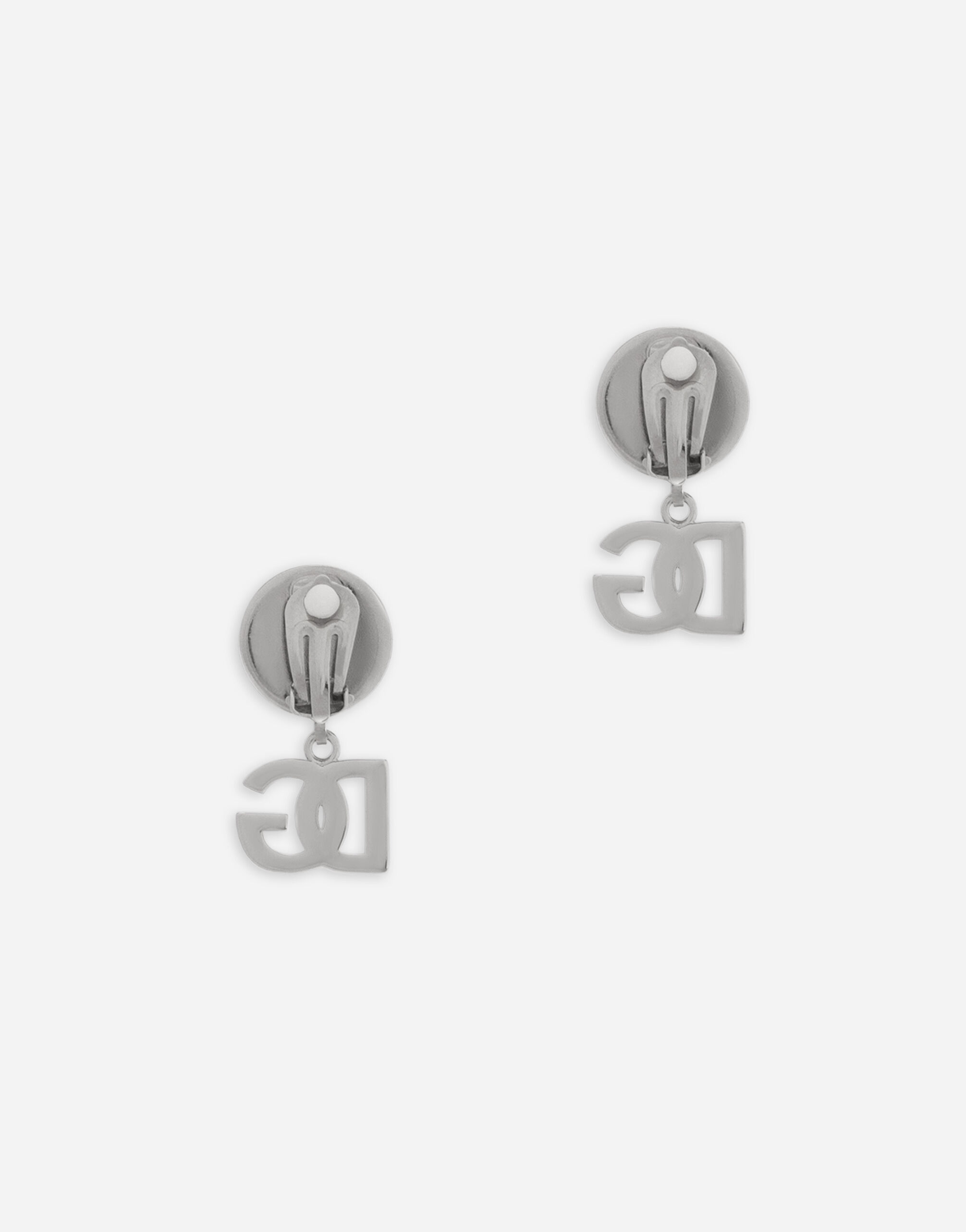 Clip-on earrings with DG logo - 2