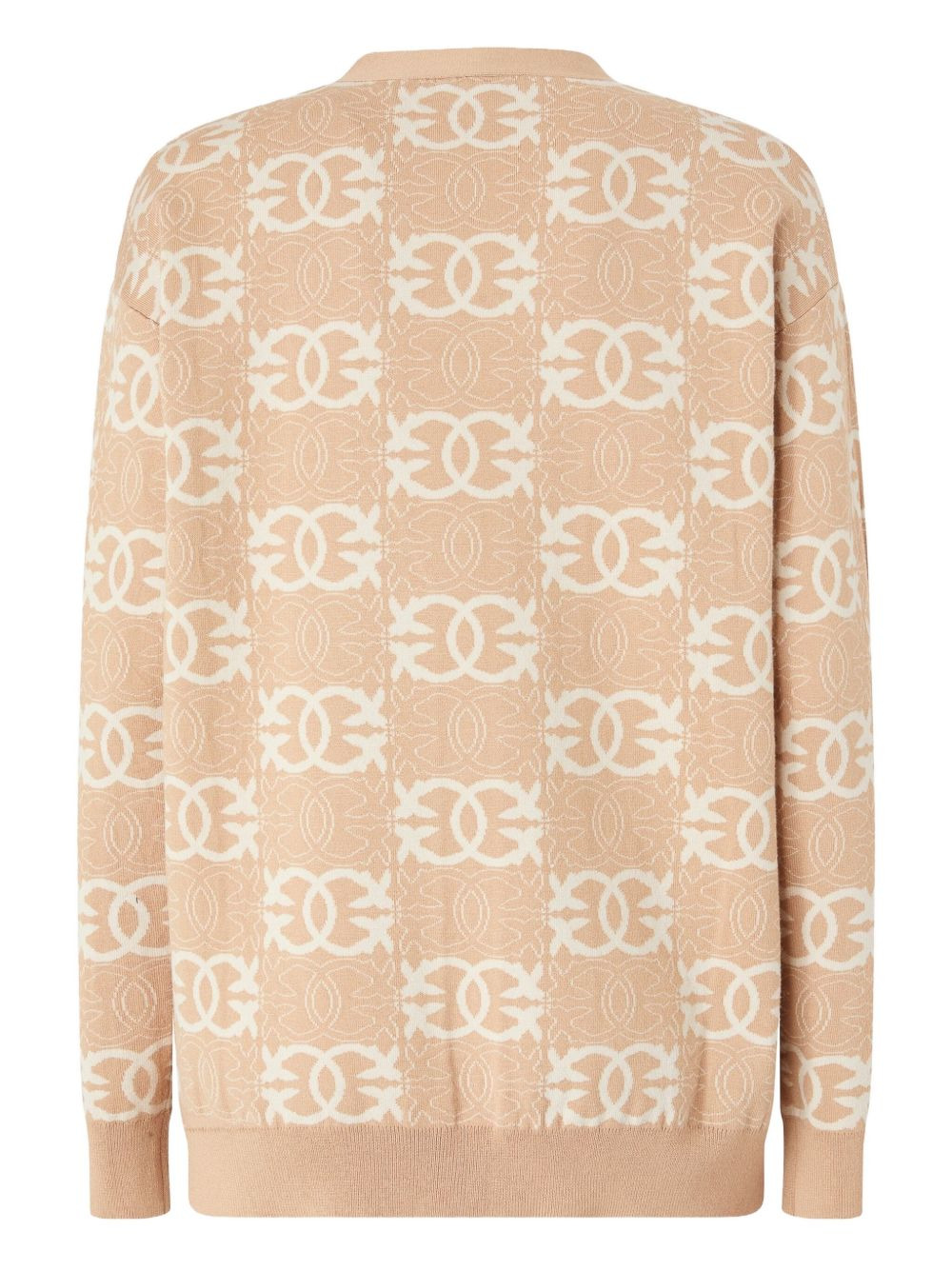 geometric-pattern cardigan - 2