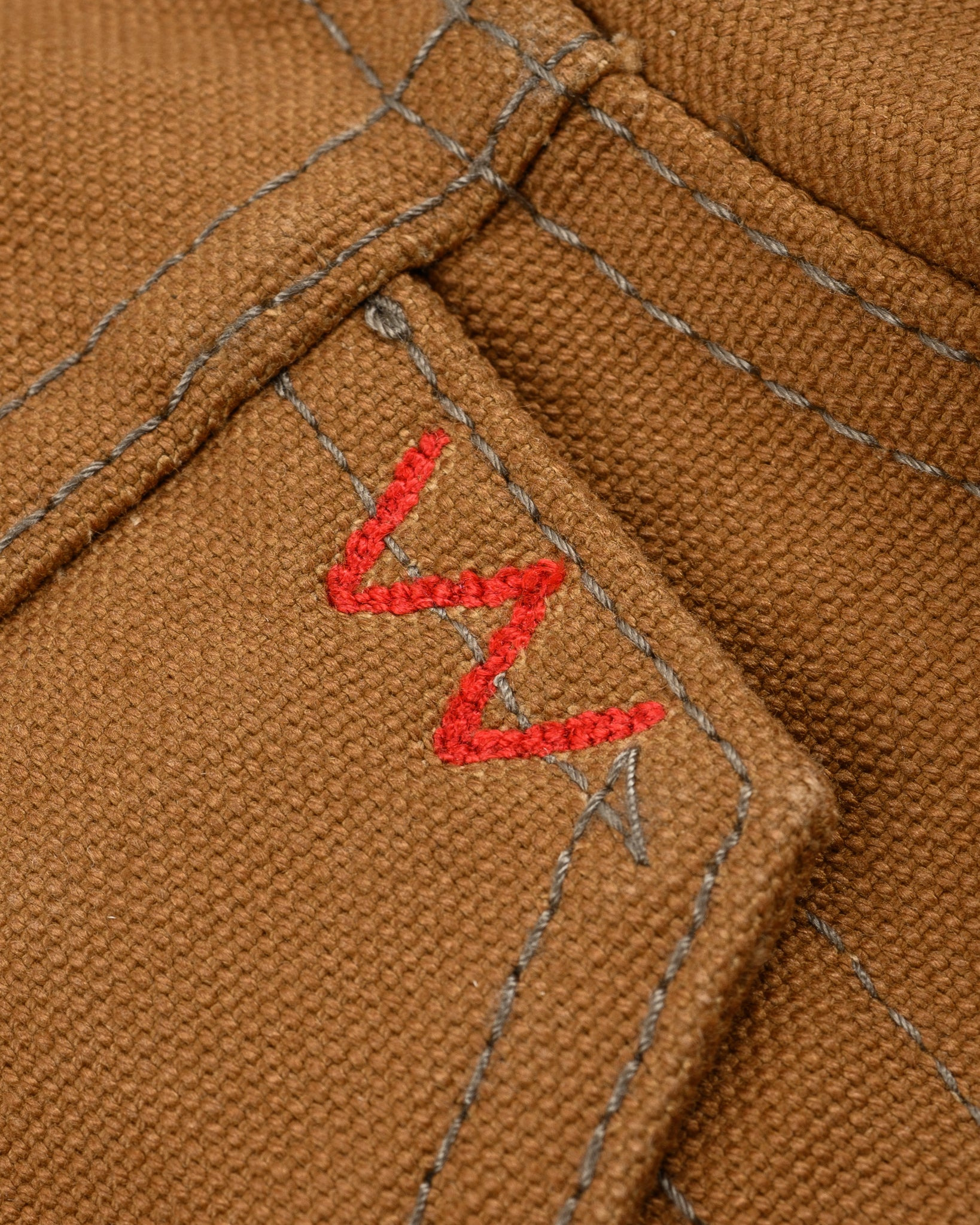 IH-2526J 17oz Duck Modified Type III Jacket -  Brown - 14