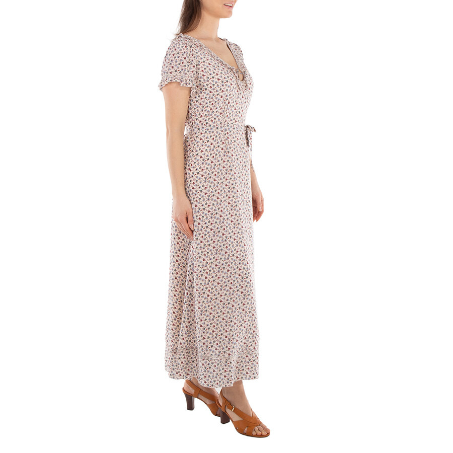Polo Ralph Lauren - Polo Ralph Lauren Ruffle-Trim Floral Dress - 3