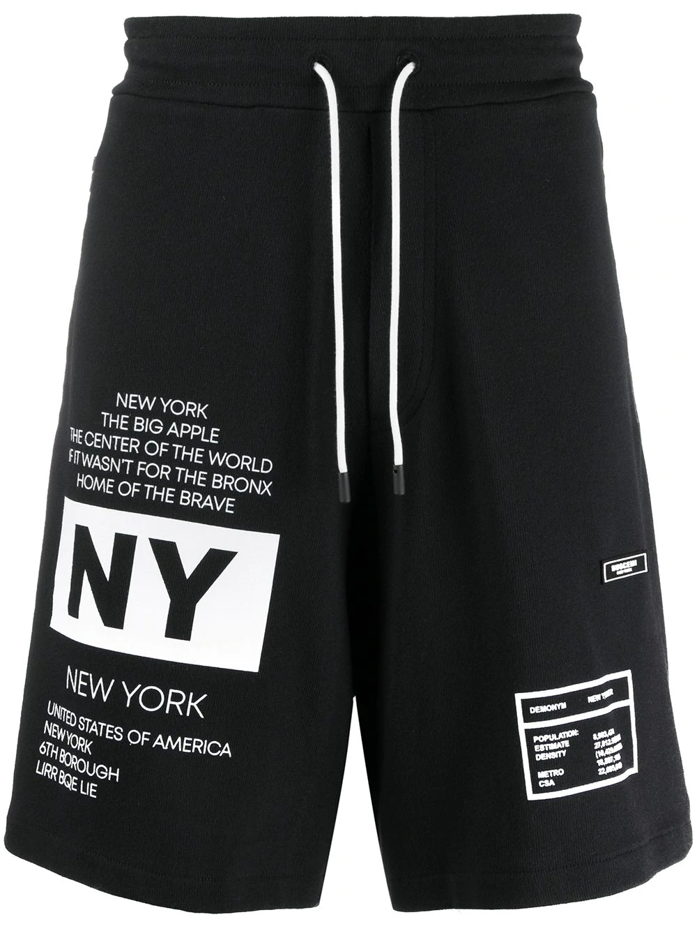 New York multi-print shorts - 1