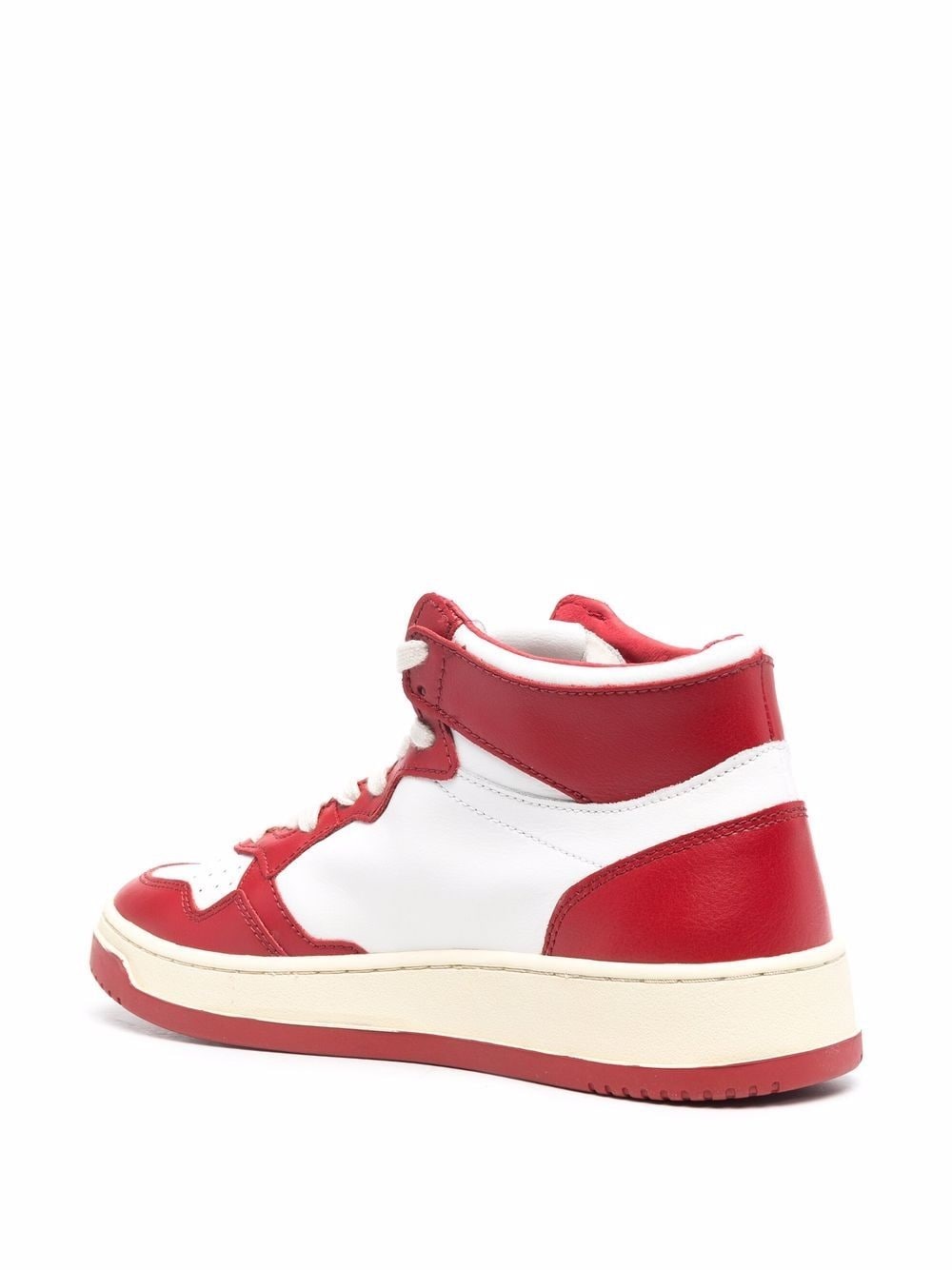 panelled high-top sneakers - 3