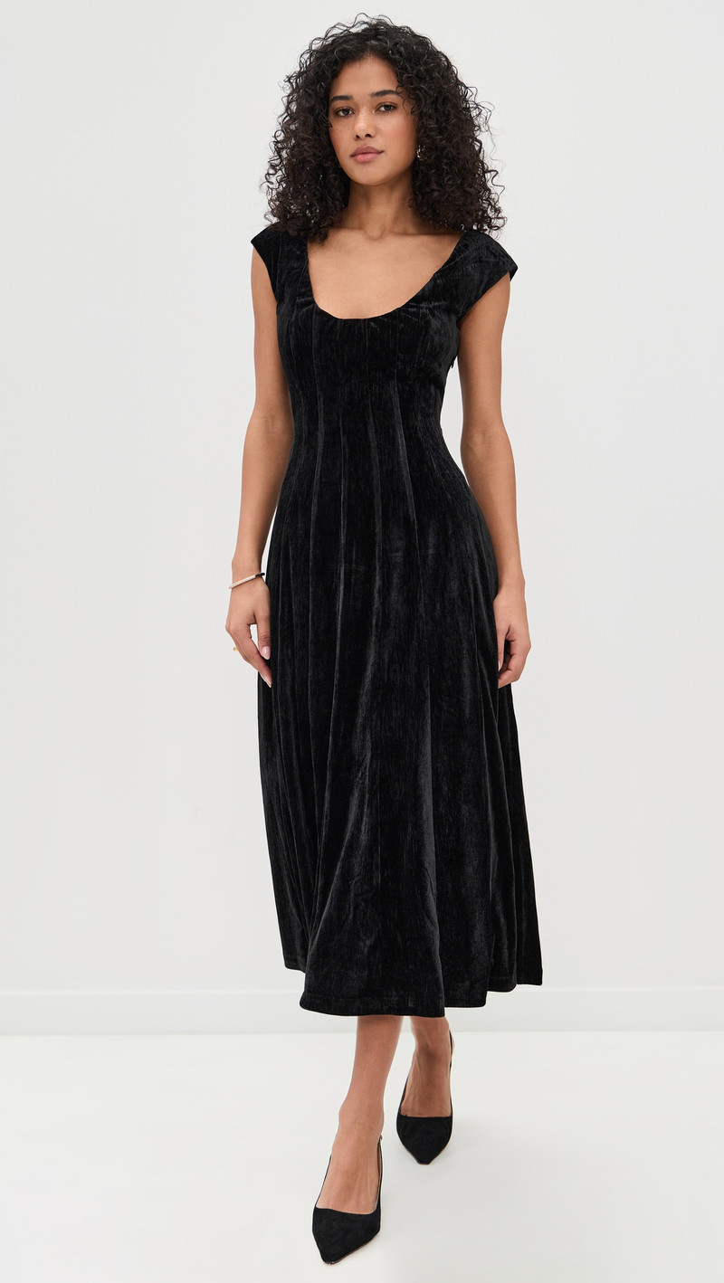 Leila Velvet Dress 1