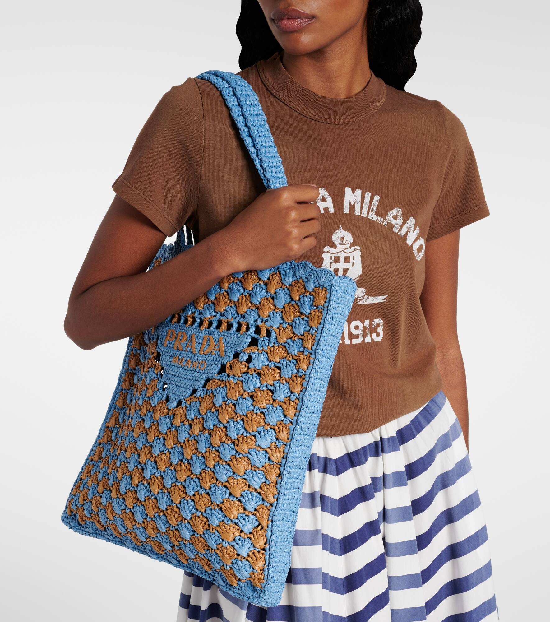 Logo crochet shopper - 2