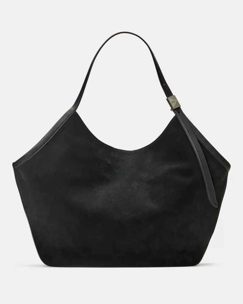 Deco Suede Large Tulip Tote - 1